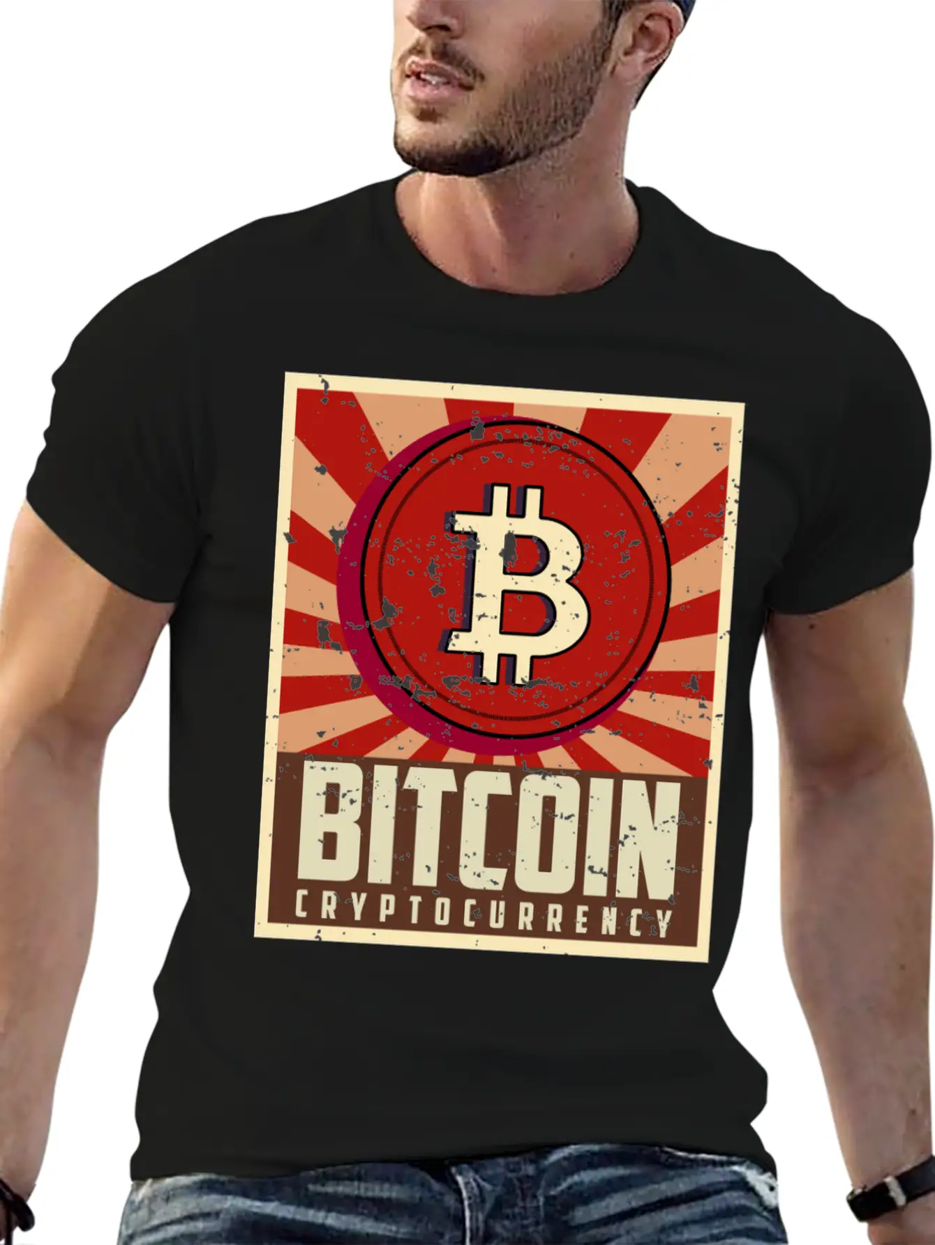 Bitcoin, Cryptocurrency, Crypto Unisex Casual T-Shirt – Clean Design For Daily Comfort