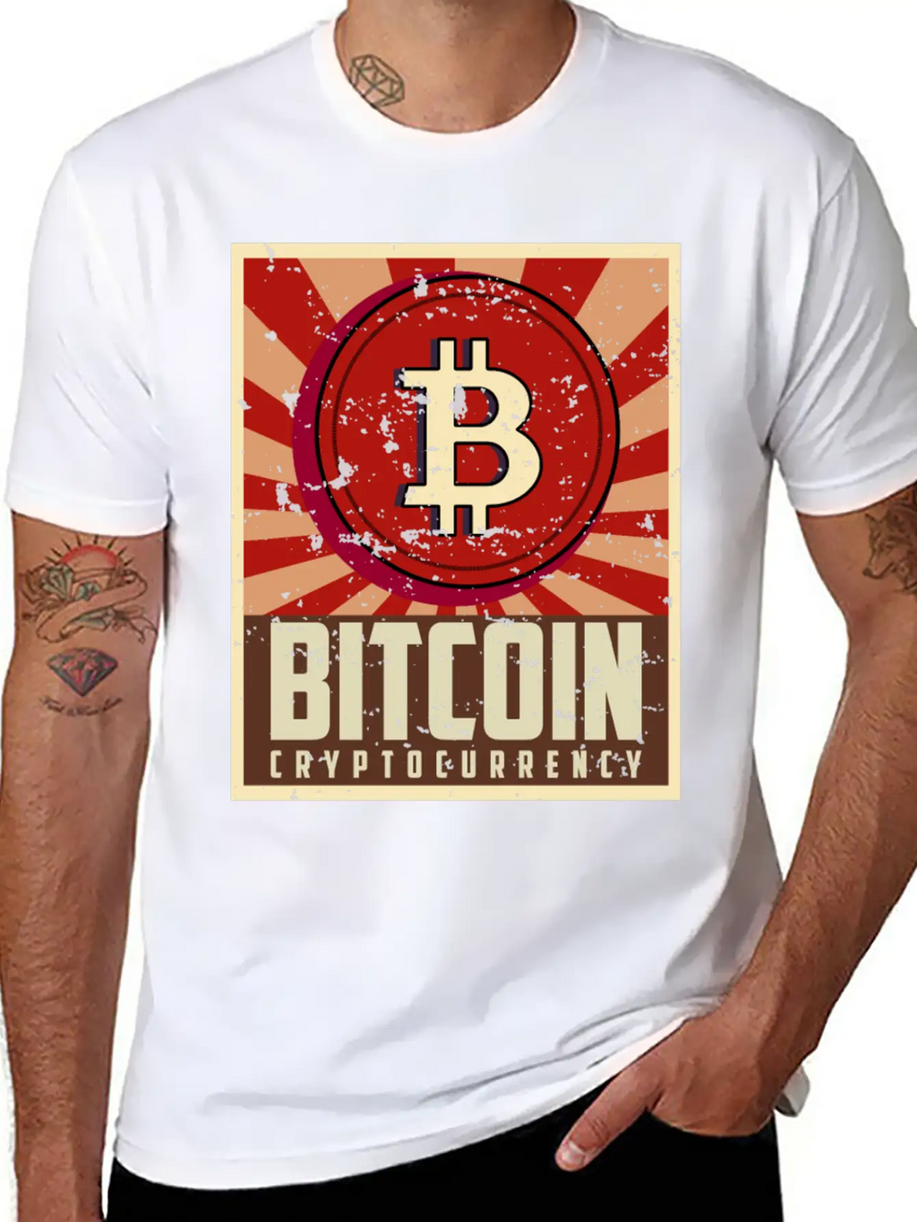 Bitcoin, Cryptocurrency, Crypto Unisex Casual T-Shirt – Clean Design For Daily Comfort