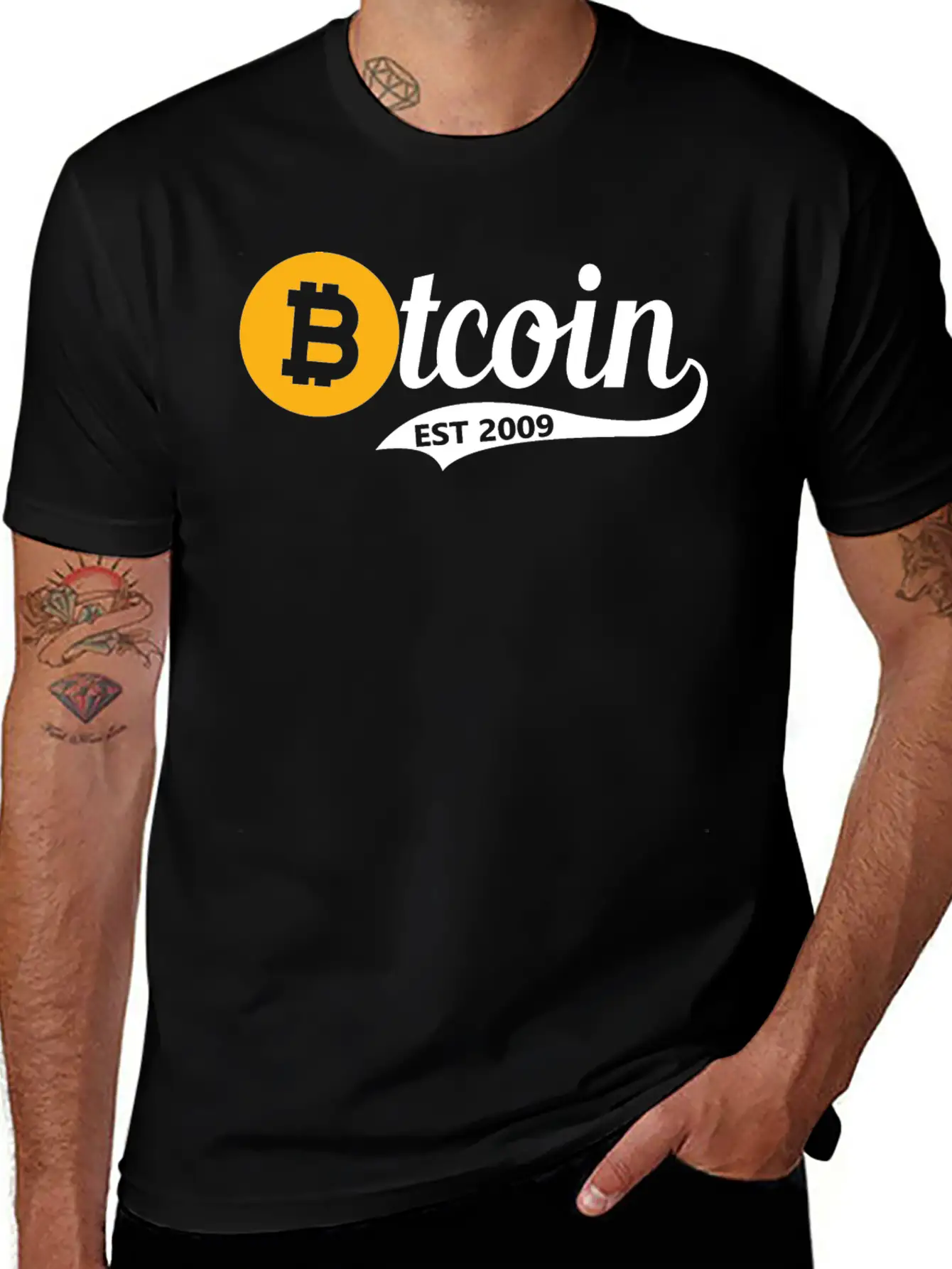 Bitcoin Est 2009 - Btc Investor Trader Crypto Gift Unisex Casual T-Shirt – Clean Design For Daily Comfort