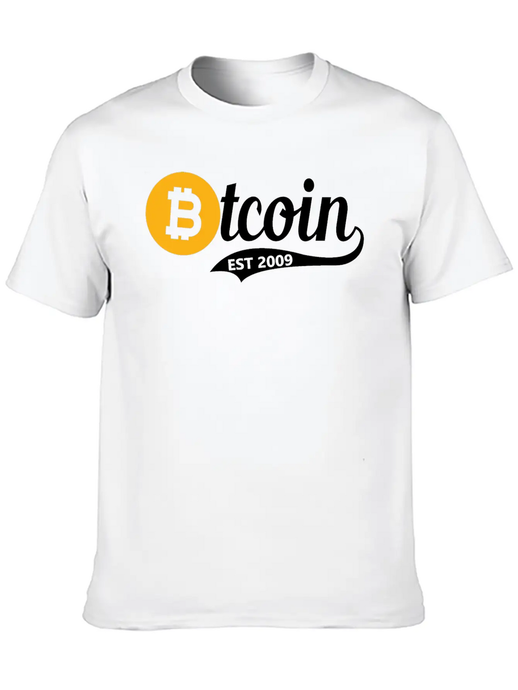 Bitcoin Est 2009 - Btc Investor Trader Crypto Gift Unisex Casual T-Shirt – Clean Design For Daily Comfort