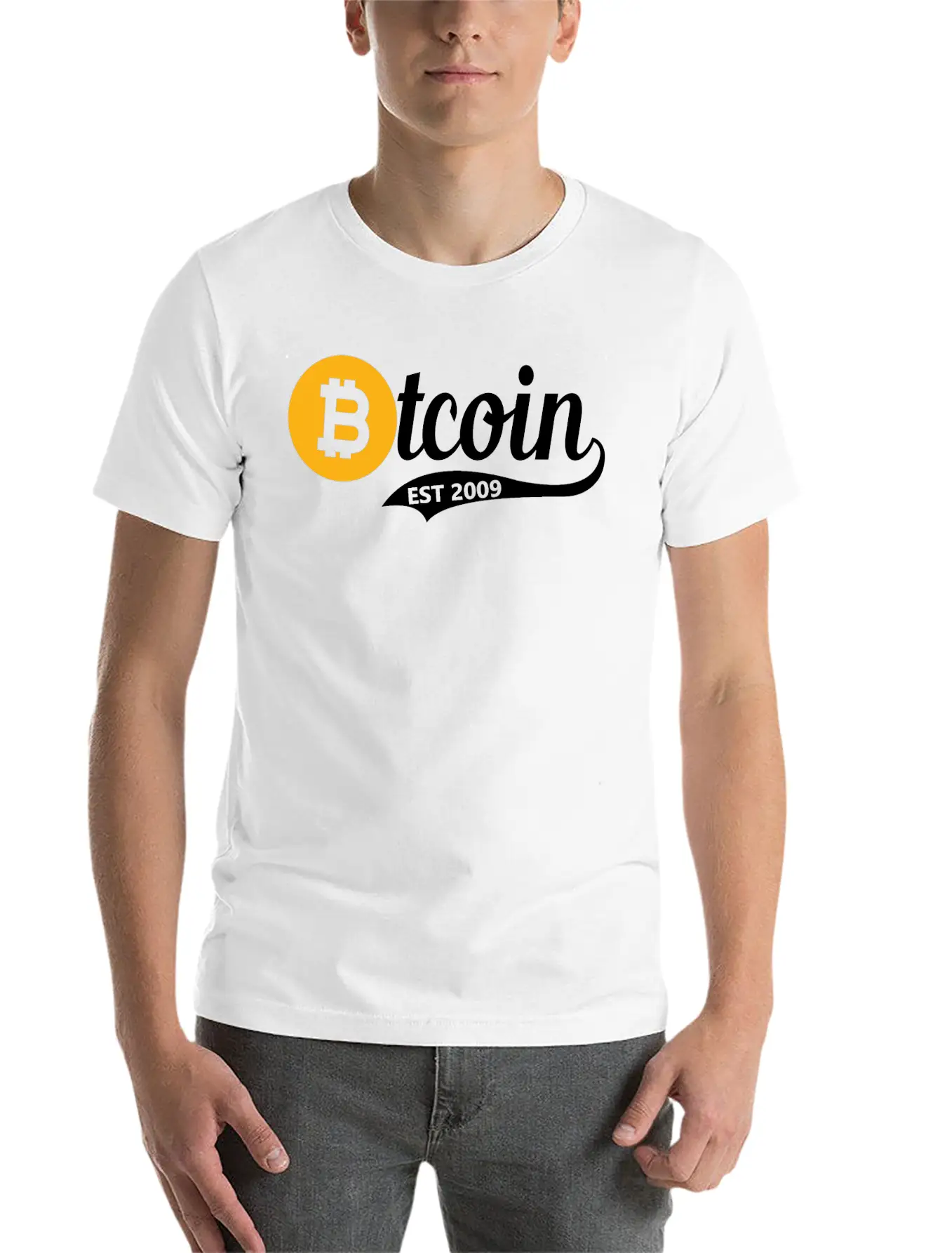 Bitcoin Est 2009 - Btc Investor Trader Crypto Gift Unisex Casual T-Shirt – Clean Design For Daily Comfort