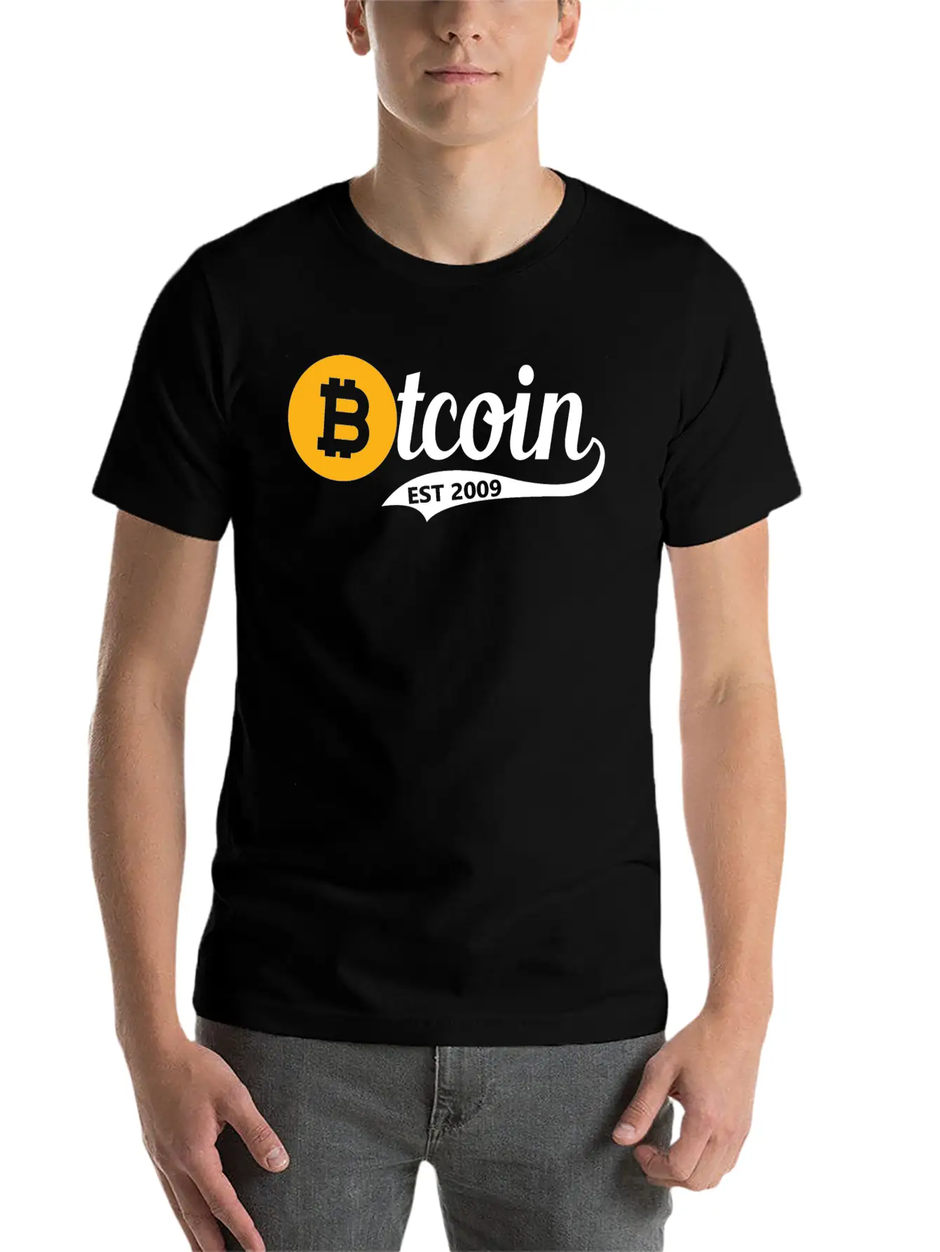 Bitcoin Est 2009 - Btc Investor Trader Crypto Gift Unisex Casual T-Shirt – Clean Design For Daily Comfort