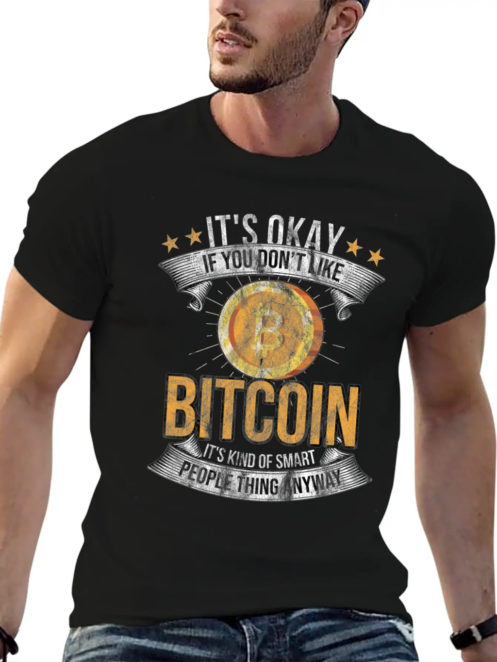 Bitcoin Exchange Blockchain Investment Currency Unisex Short Sleeve Soft Cotton T-Shirt – Casual Everyday Wear