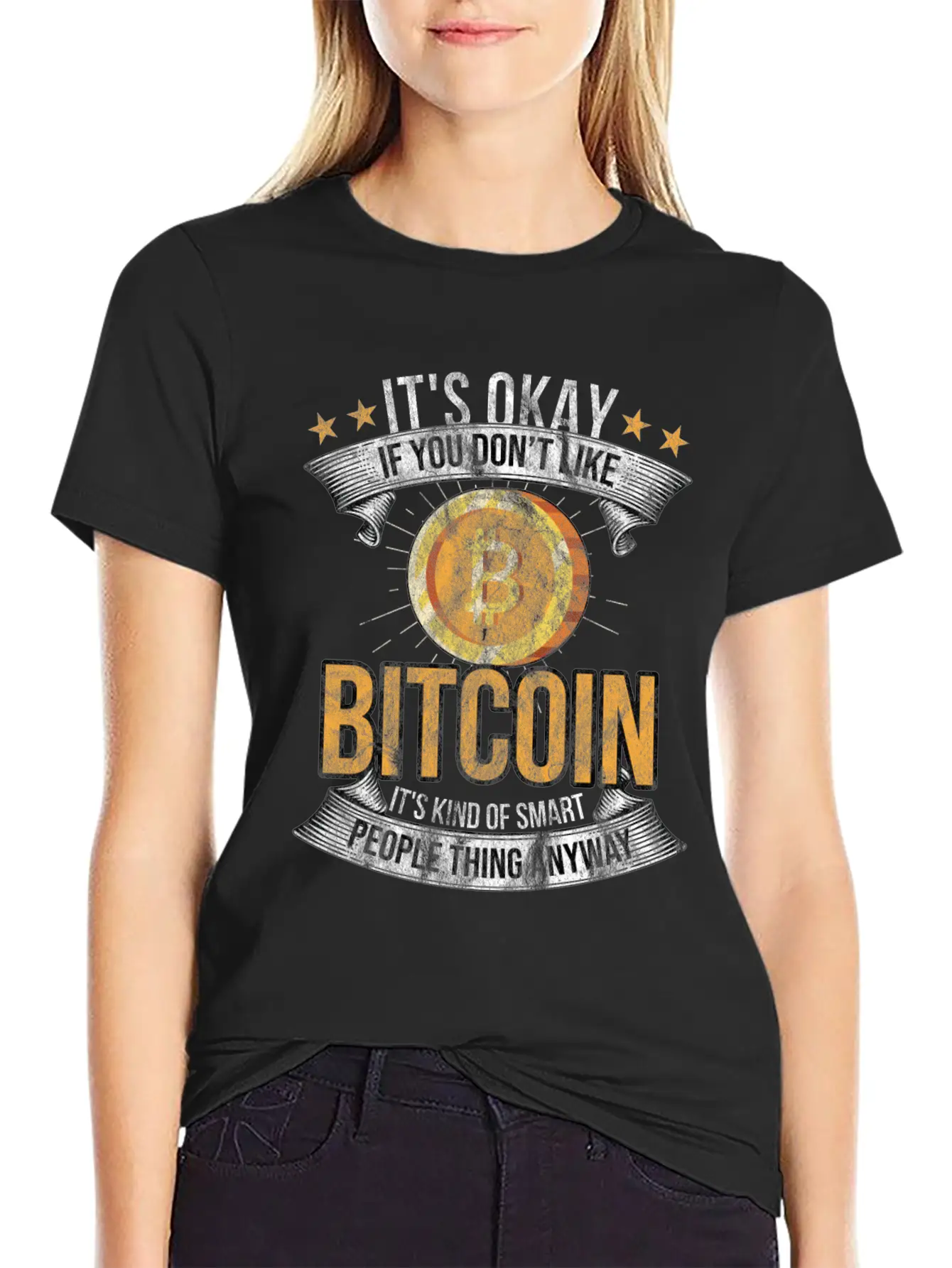 Bitcoin Exchange Blockchain Investment Currency Unisex Short Sleeve Soft Cotton T-Shirt – Casual Everyday Wear
