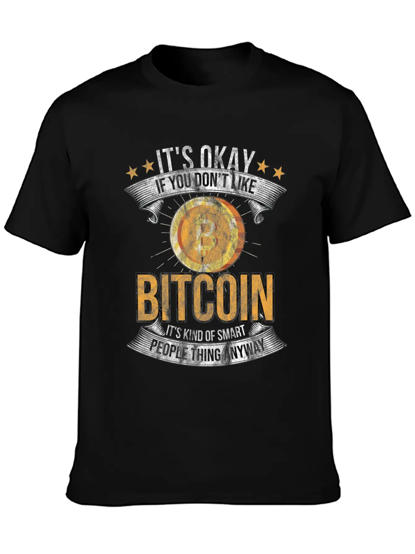 Bitcoin Exchange Blockchain Investment Currency Unisex Short Sleeve Soft Cotton T-Shirt – Casual Everyday Wear