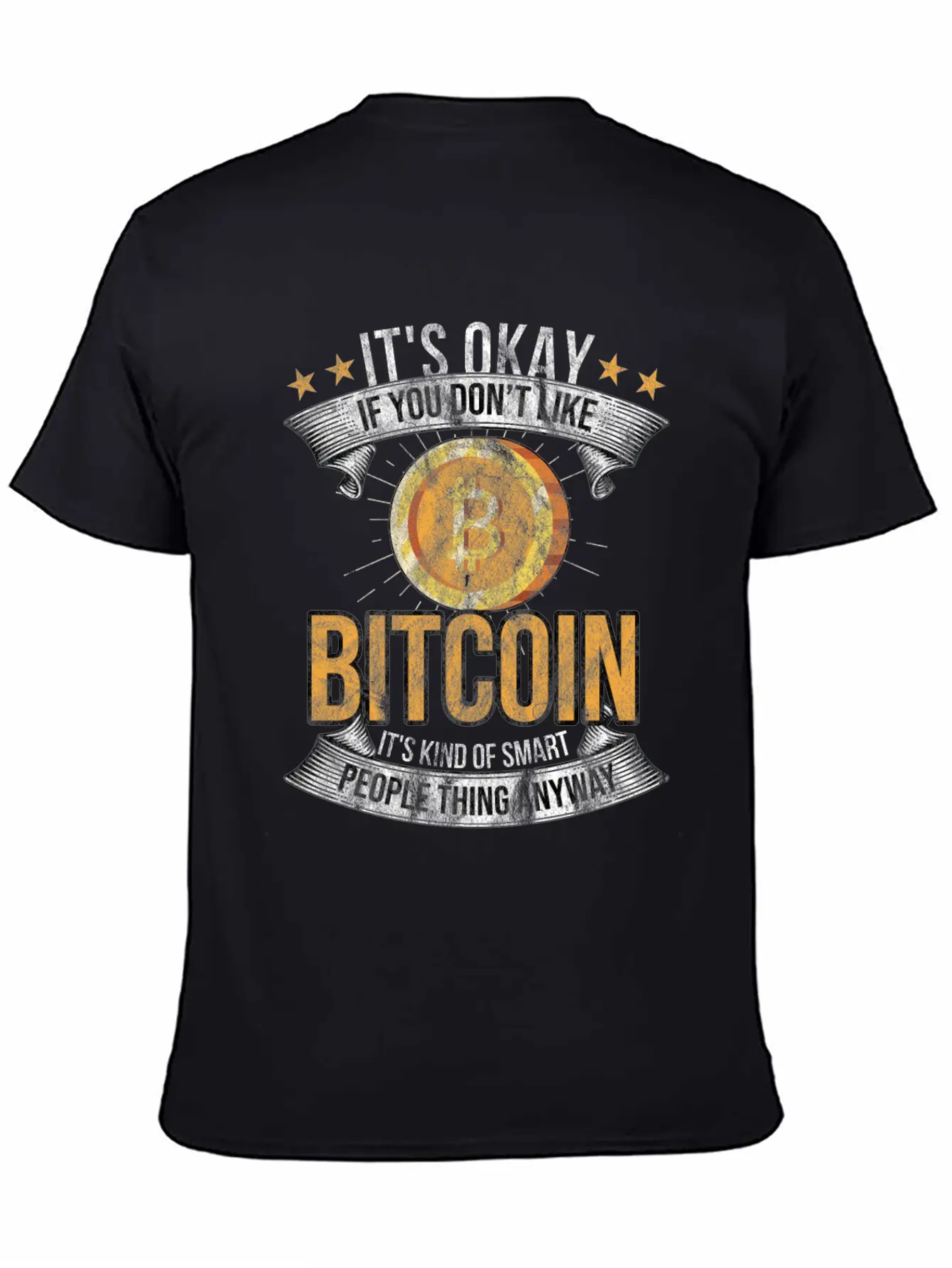 Bitcoin Exchange Blockchain Investment Currency Unisex Short Sleeve Soft Cotton T-Shirt – Casual Everyday Wear