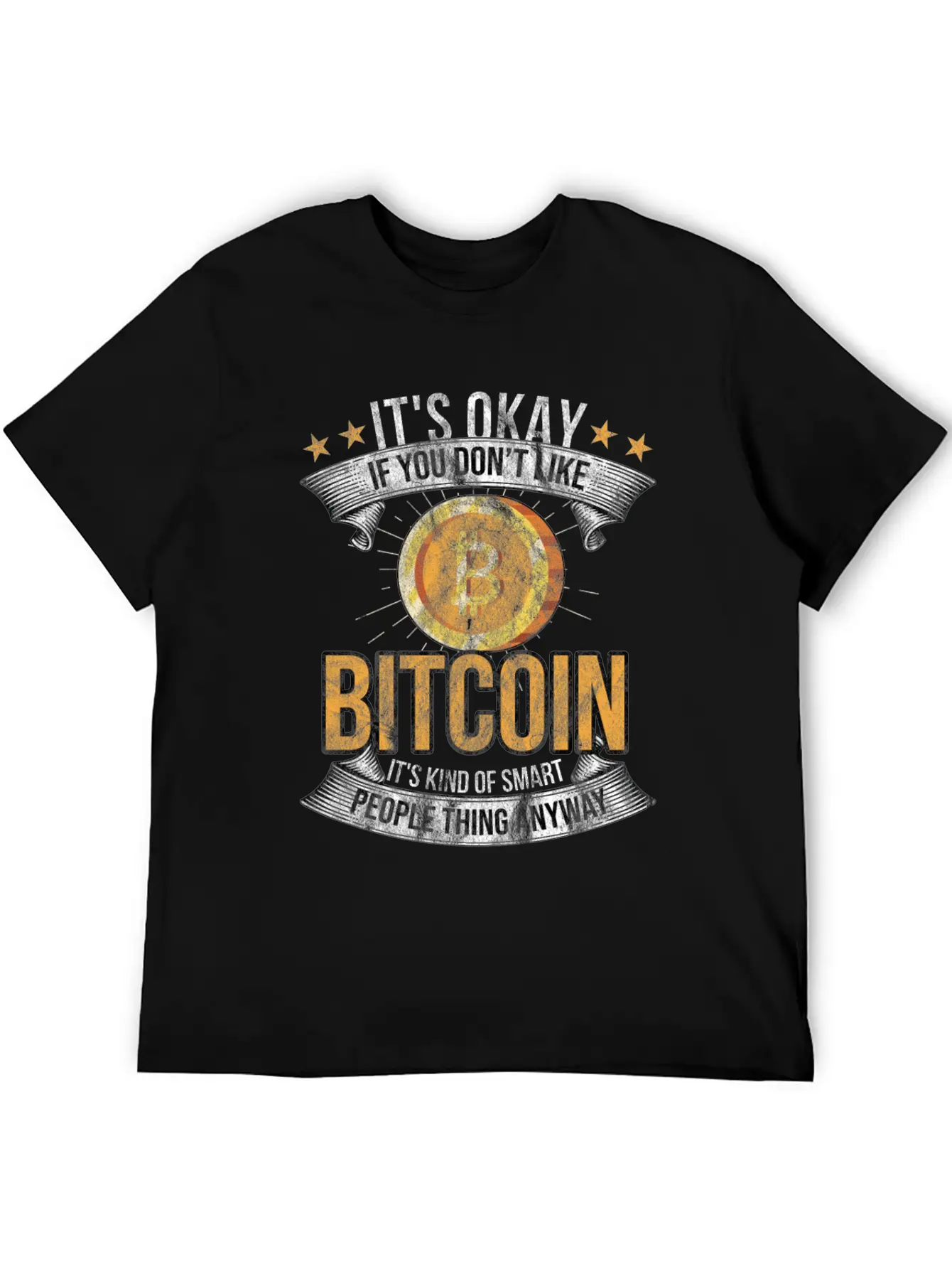 Bitcoin Exchange Blockchain Investment Currency Unisex Short Sleeve Soft Cotton T-Shirt – Casual Everyday Wear