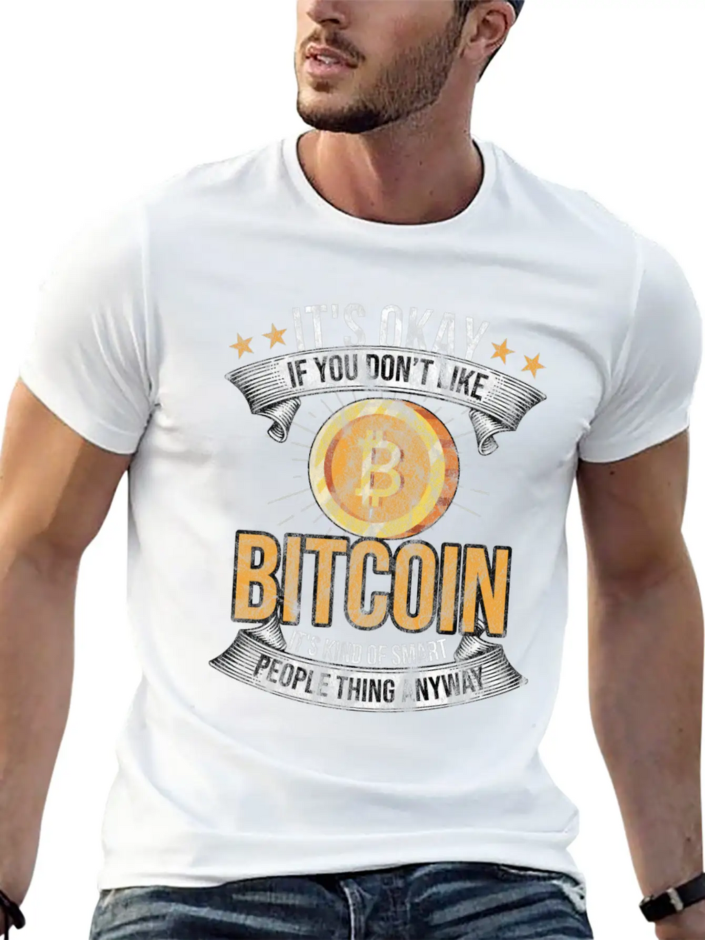 Bitcoin Exchange Blockchain Investment Currency Unisex Short Sleeve Soft Cotton T-Shirt – Casual Everyday Wear