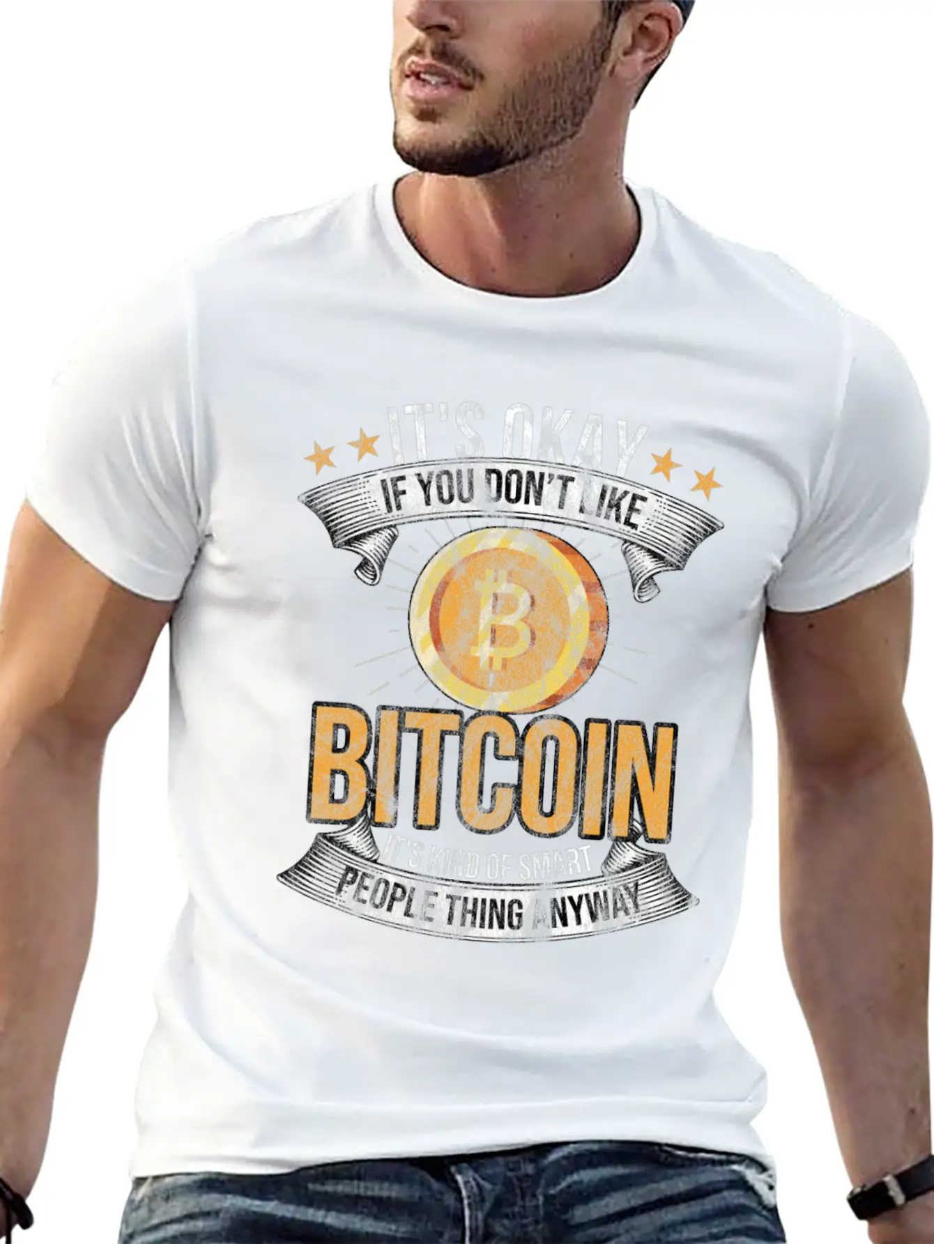 Bitcoin Exchange Blockchain Investment Currency Unisex Short Sleeve Soft Cotton T-Shirt – Casual Everyday Wear