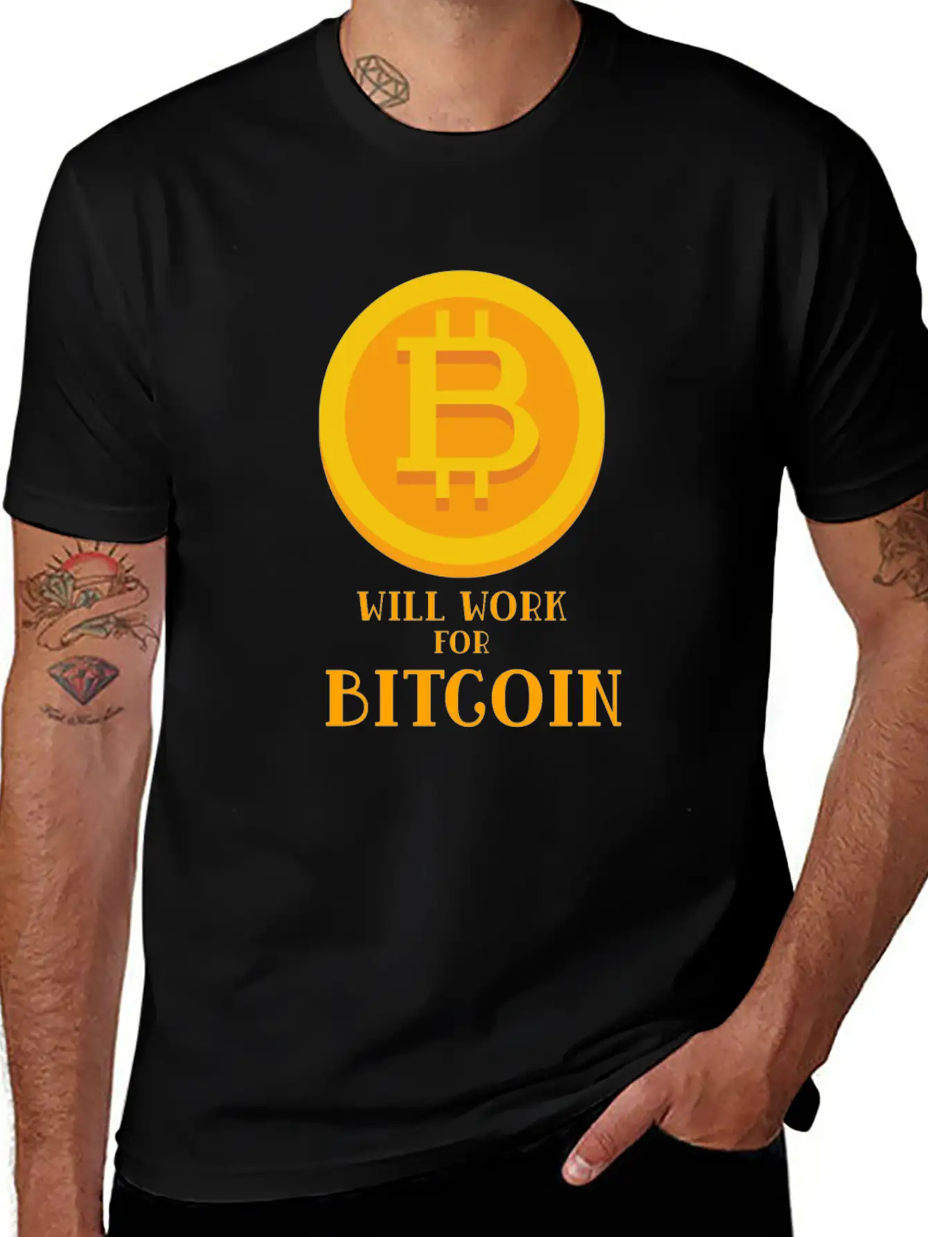 Bitcoin For People Who Like Bitcoin And Cryptocurr Unisex Casual T-Shirt – Clean Design For Daily Comfort