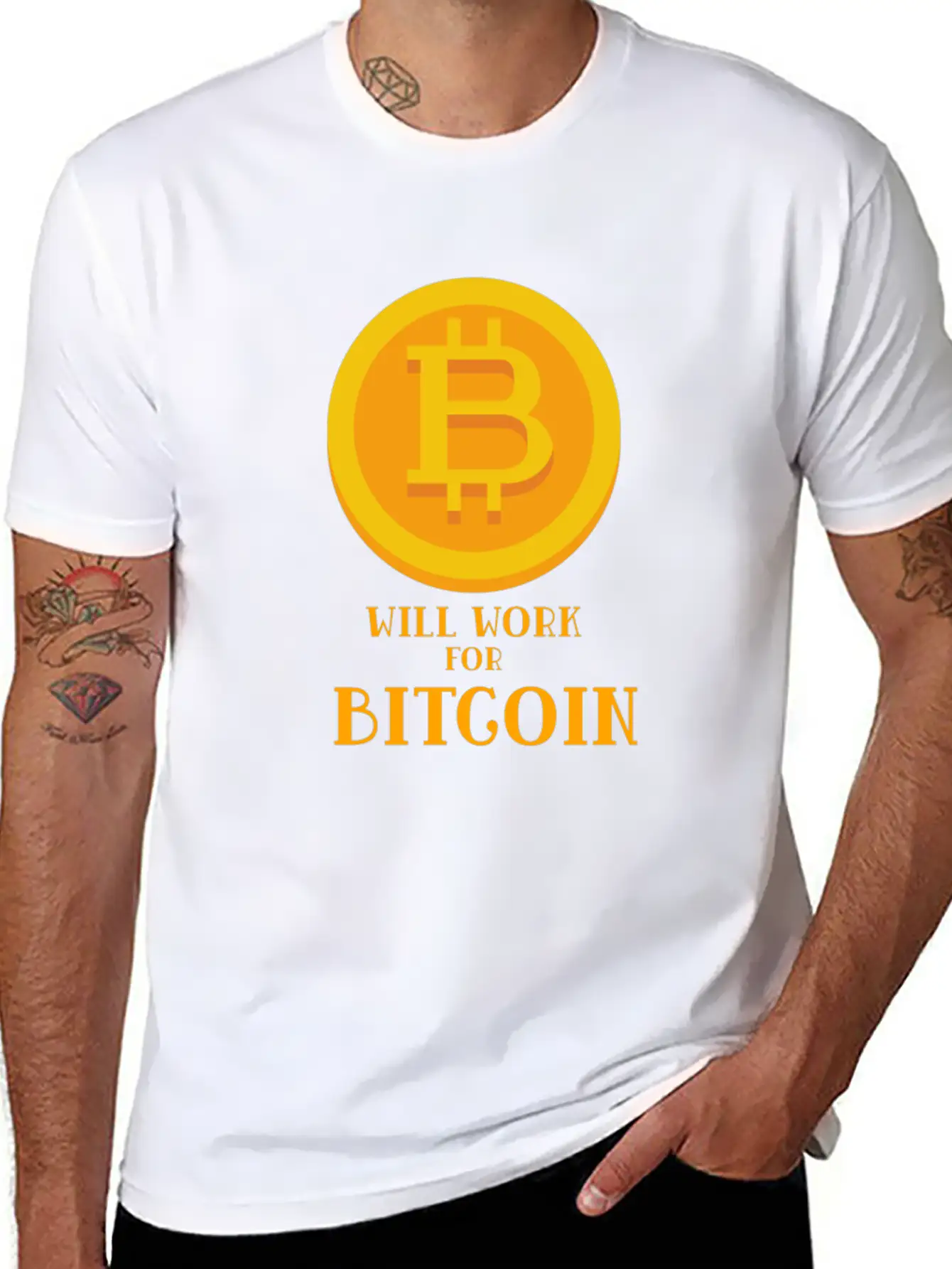 Bitcoin For People Who Like Bitcoin And Cryptocurr Unisex Casual T-Shirt – Clean Design For Daily Comfort