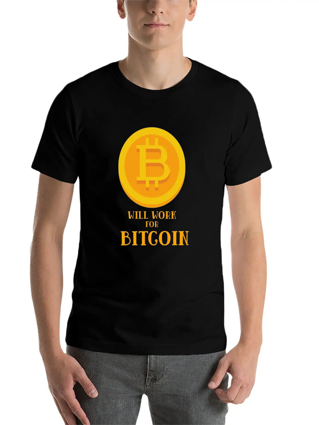 Bitcoin For People Who Like Bitcoin And Cryptocurr Unisex Casual T-Shirt – Clean Design For Daily Comfort