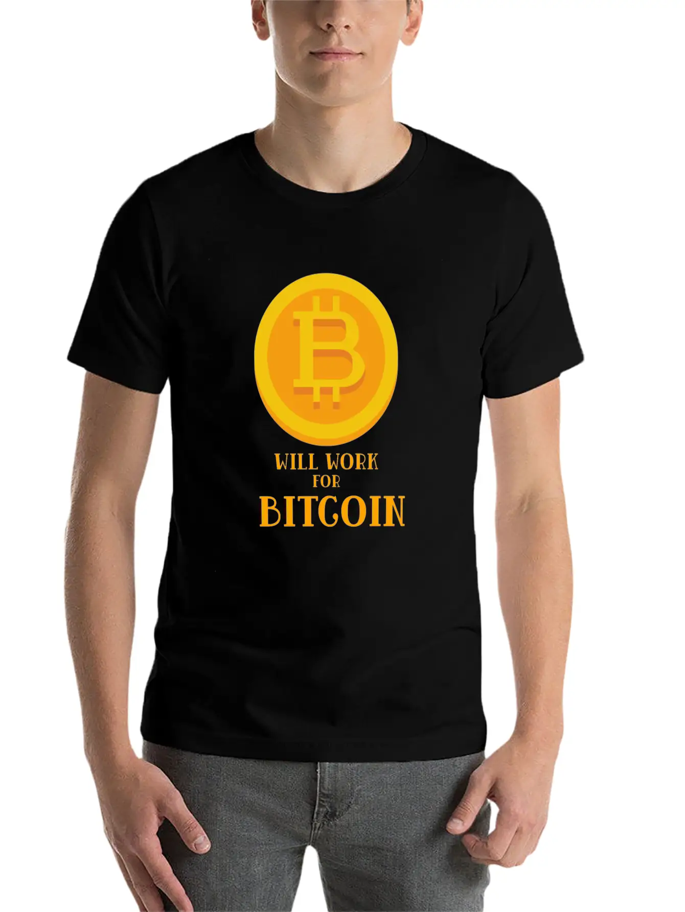Bitcoin For People Who Like Bitcoin And Cryptocurr Unisex Casual T-Shirt – Clean Design For Daily Comfort
