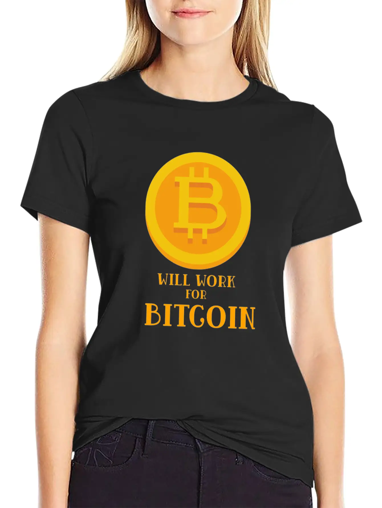 Bitcoin For People Who Like Bitcoin And Cryptocurr Unisex Casual T-Shirt – Clean Design For Daily Comfort