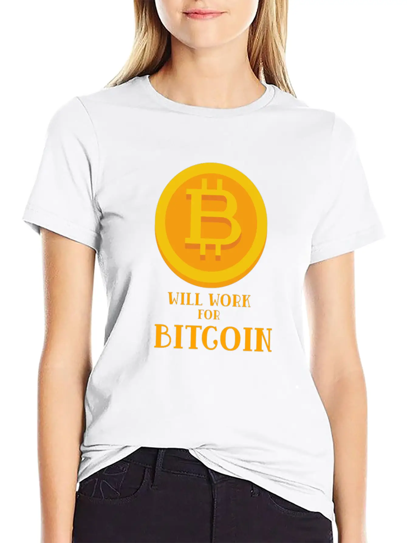Bitcoin For People Who Like Bitcoin And Cryptocurr Unisex Casual T-Shirt – Clean Design For Daily Comfort