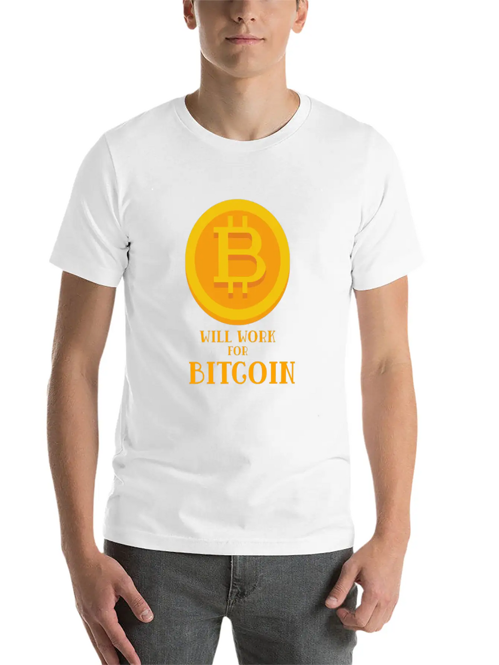 Bitcoin For People Who Like Bitcoin And Cryptocurr Unisex Casual T-Shirt – Clean Design For Daily Comfort