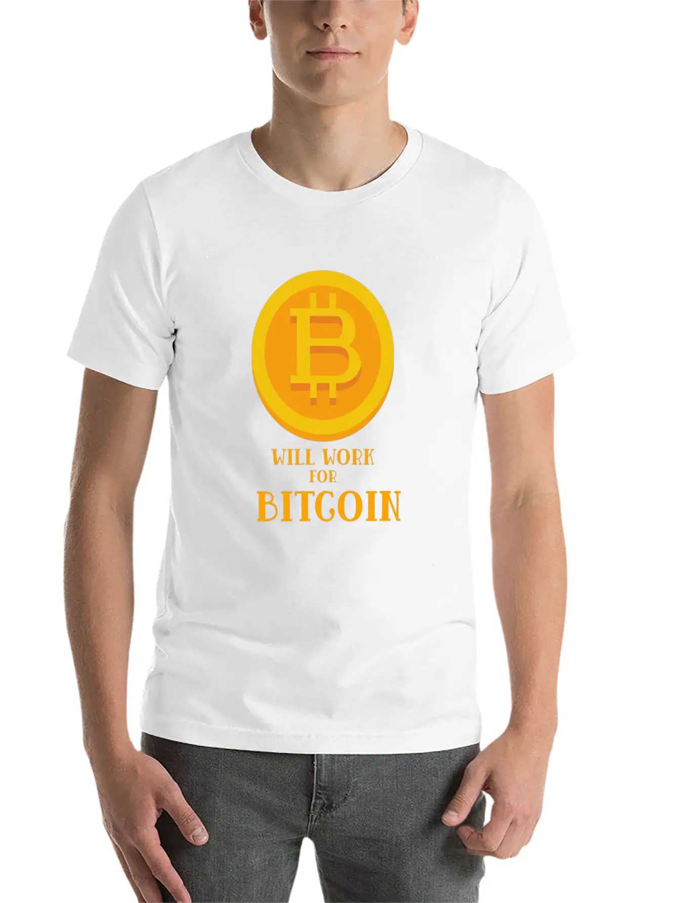 Bitcoin For People Who Like Bitcoin And Cryptocurr Unisex Casual T-Shirt – Clean Design For Daily Comfort