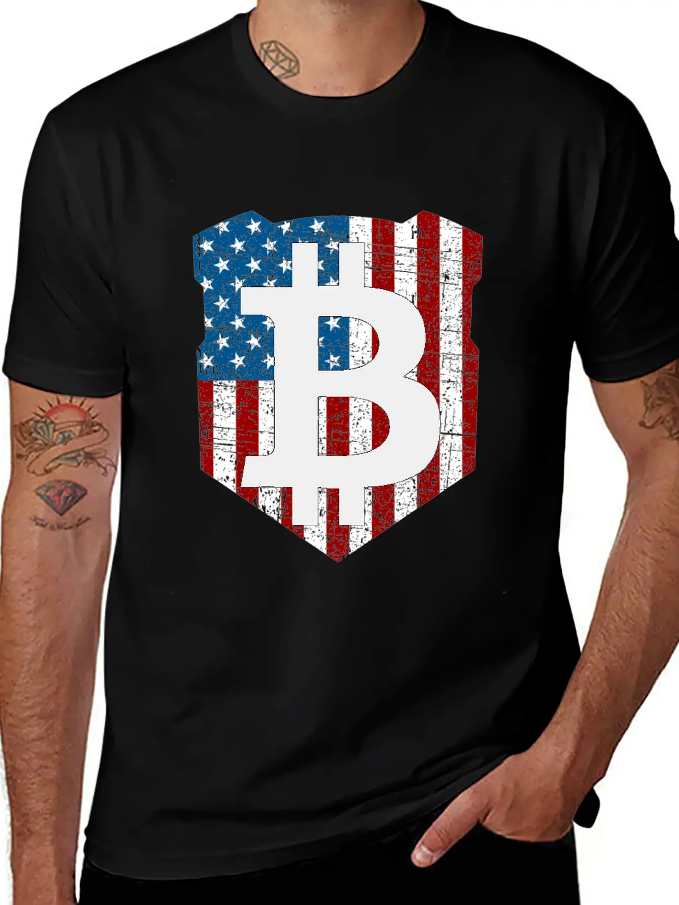 Bitcoin Investor Told You So USA Flag Unisex Casual T-Shirt – Clean Design For Daily Comfort