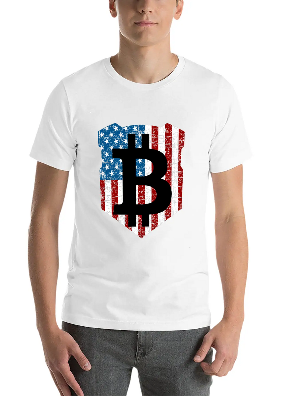 Bitcoin Investor Told You So USA Flag Unisex Casual T-Shirt – Clean Design For Daily Comfort