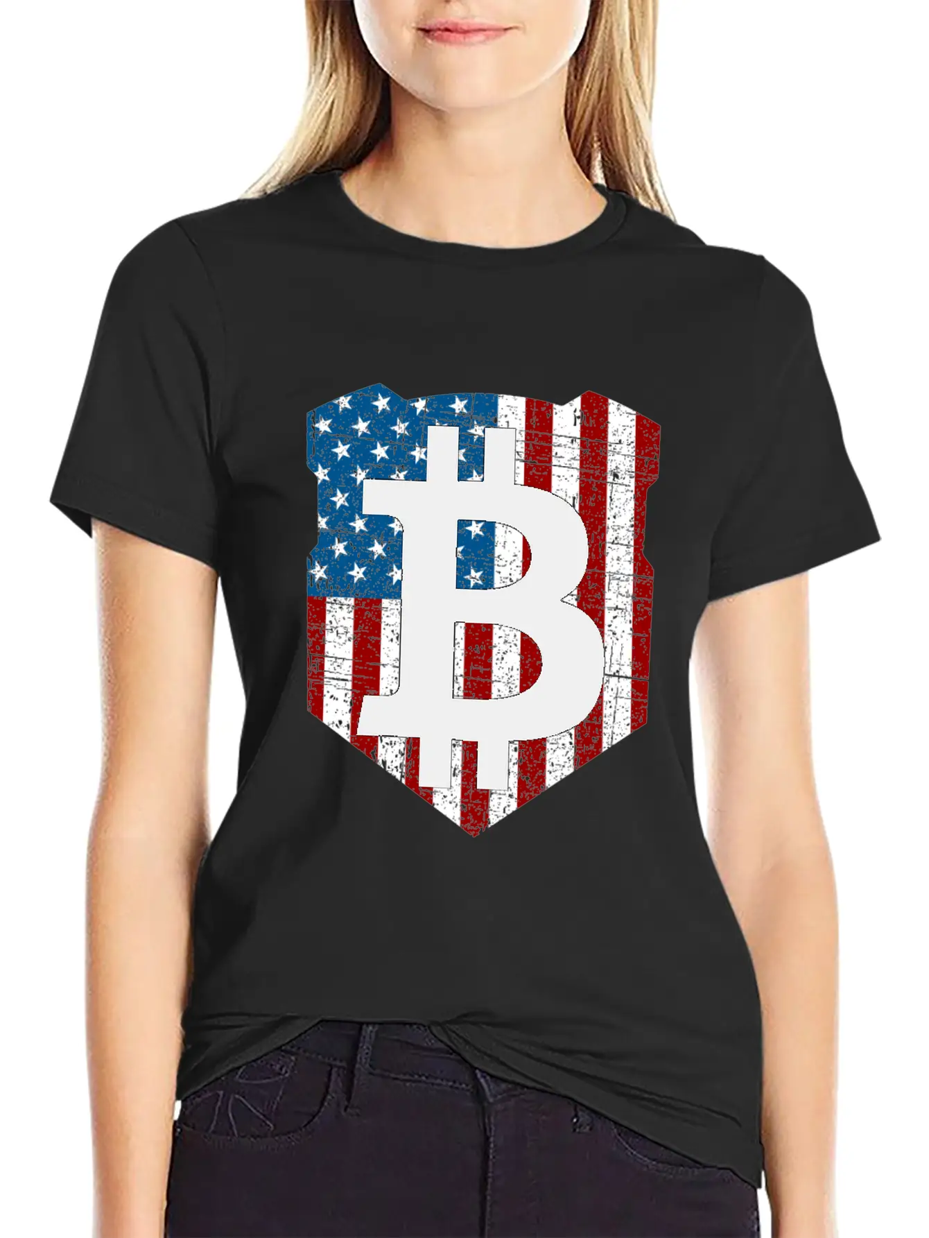 Bitcoin Investor Told You So USA Flag Unisex Casual T-Shirt – Clean Design For Daily Comfort