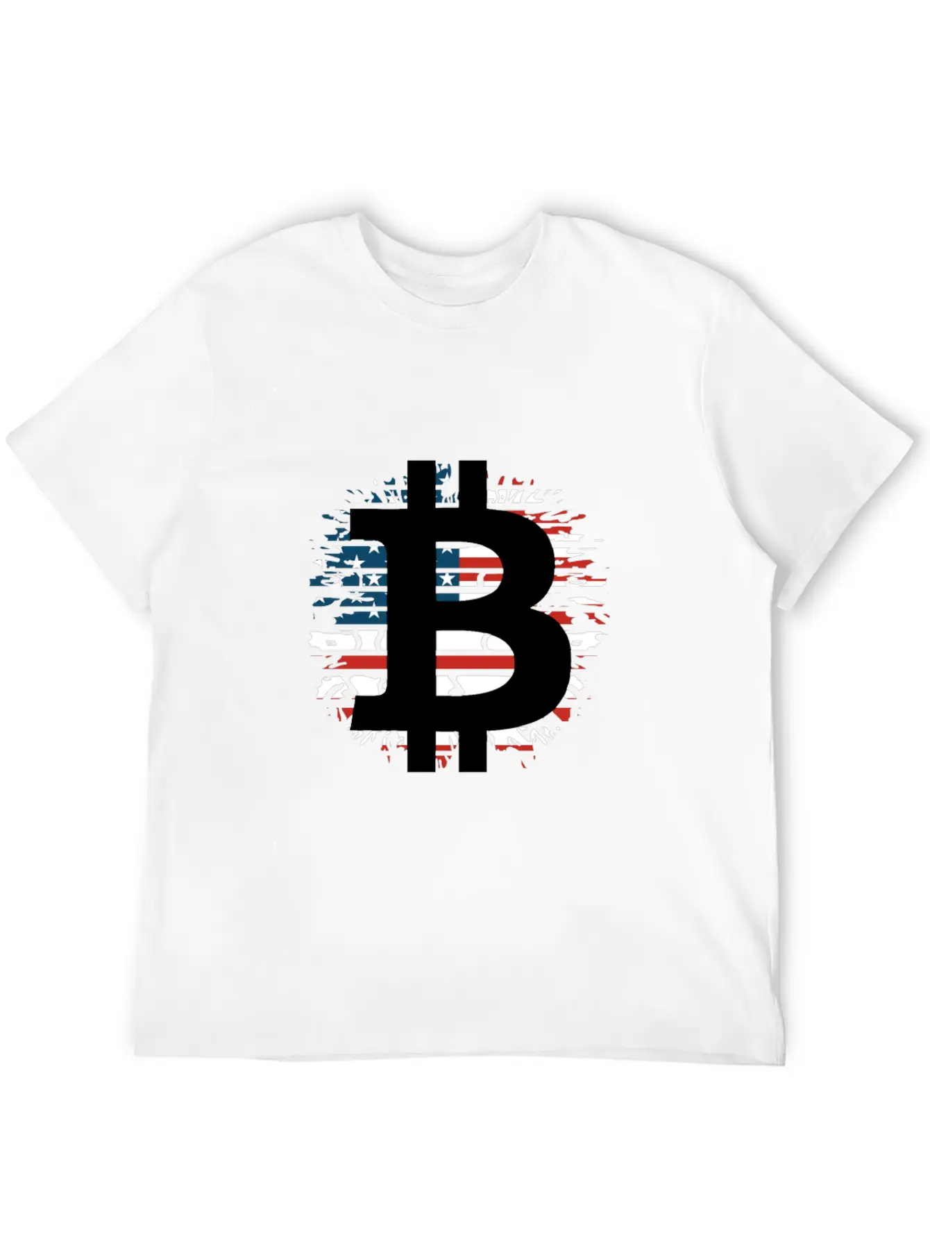 Bitcoin Investor Told You So USA Flag Unisex Short Sleeve Soft Cotton T-Shirt – Casual Everyday Wear