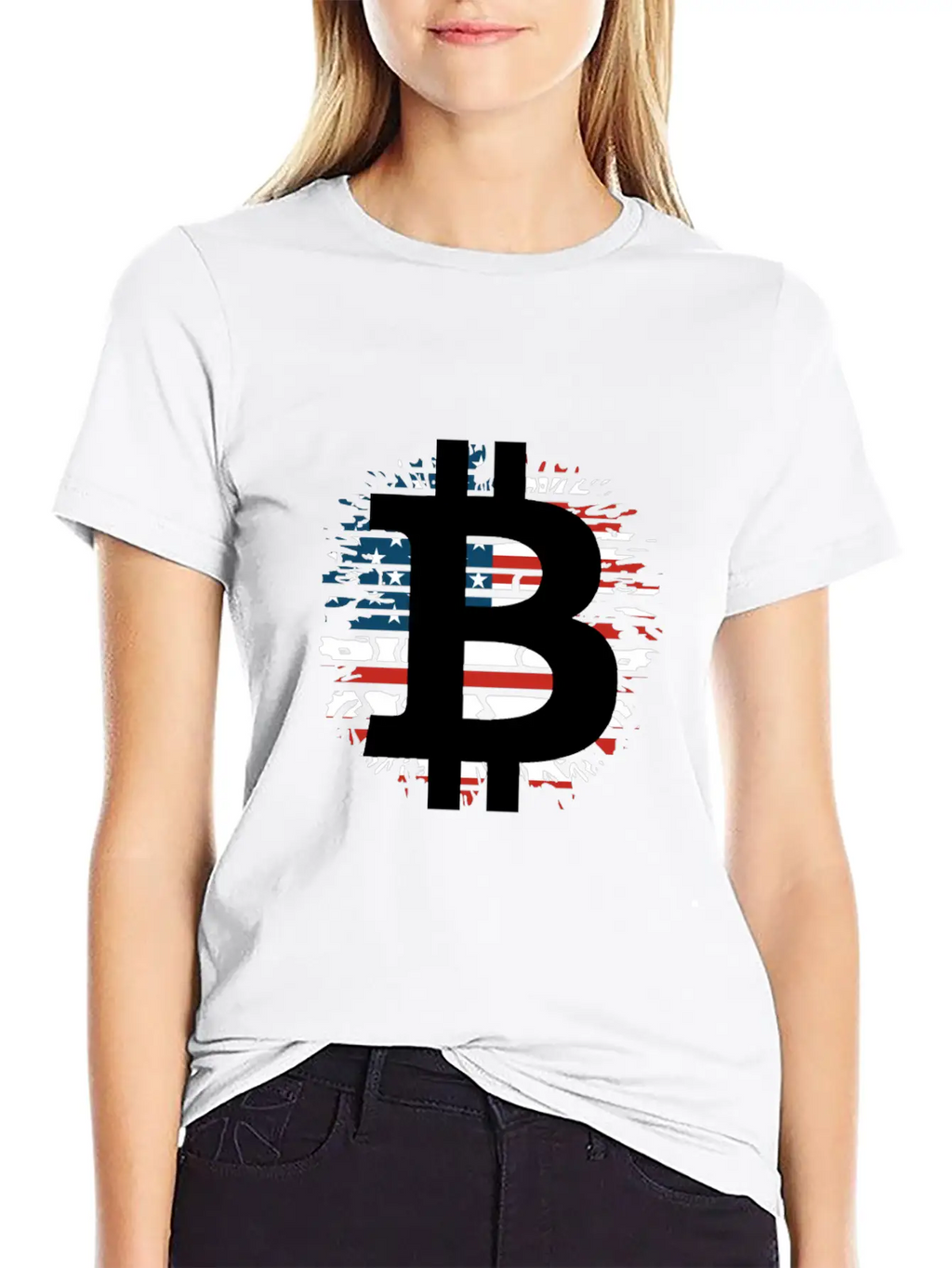 Bitcoin Investor Told You So USA Flag Unisex Short Sleeve Soft Cotton T-Shirt – Casual Everyday Wear