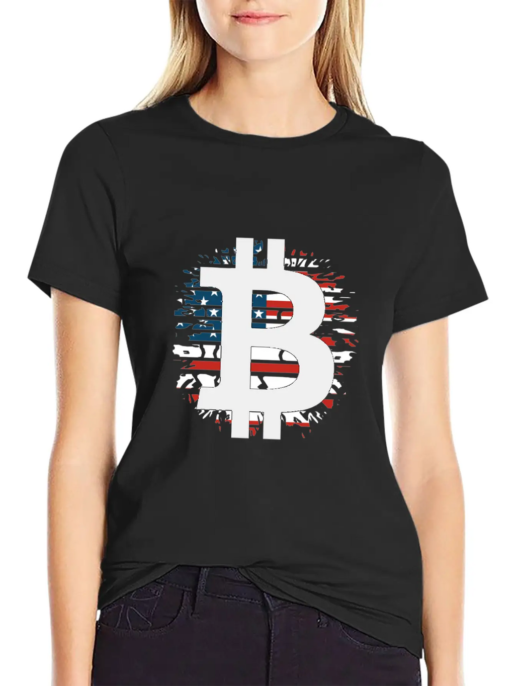 Bitcoin Investor Told You So USA Flag Unisex Short Sleeve Soft Cotton T-Shirt – Casual Everyday Wear