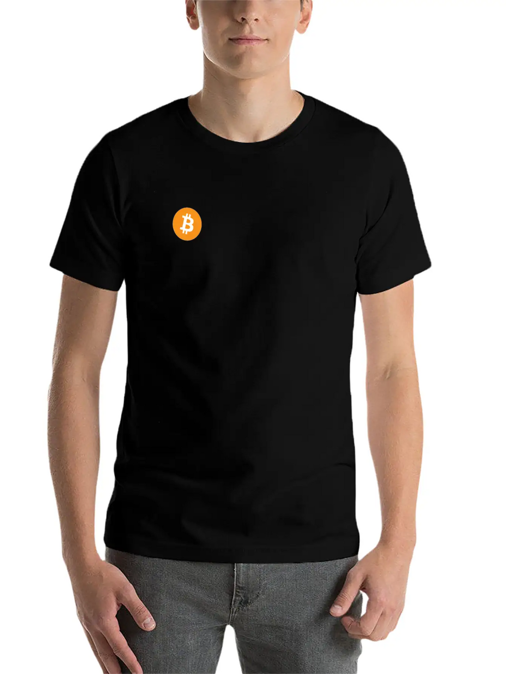 ★ Bitcoin Logo ★ Bitcoin-Millionaire | Crypto Unisex Short Sleeve Soft Cotton T-Shirt – Casual Everyday Wear