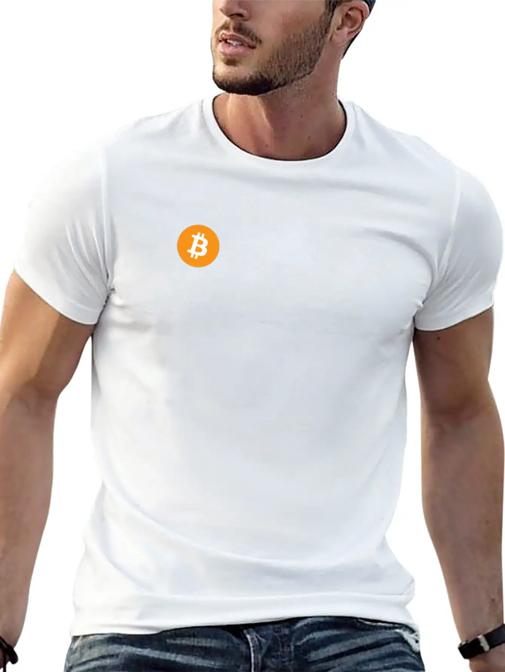 ★ Bitcoin Logo ★ Bitcoin-Millionaire | Crypto Unisex Short Sleeve Soft Cotton T-Shirt – Casual Everyday Wear
