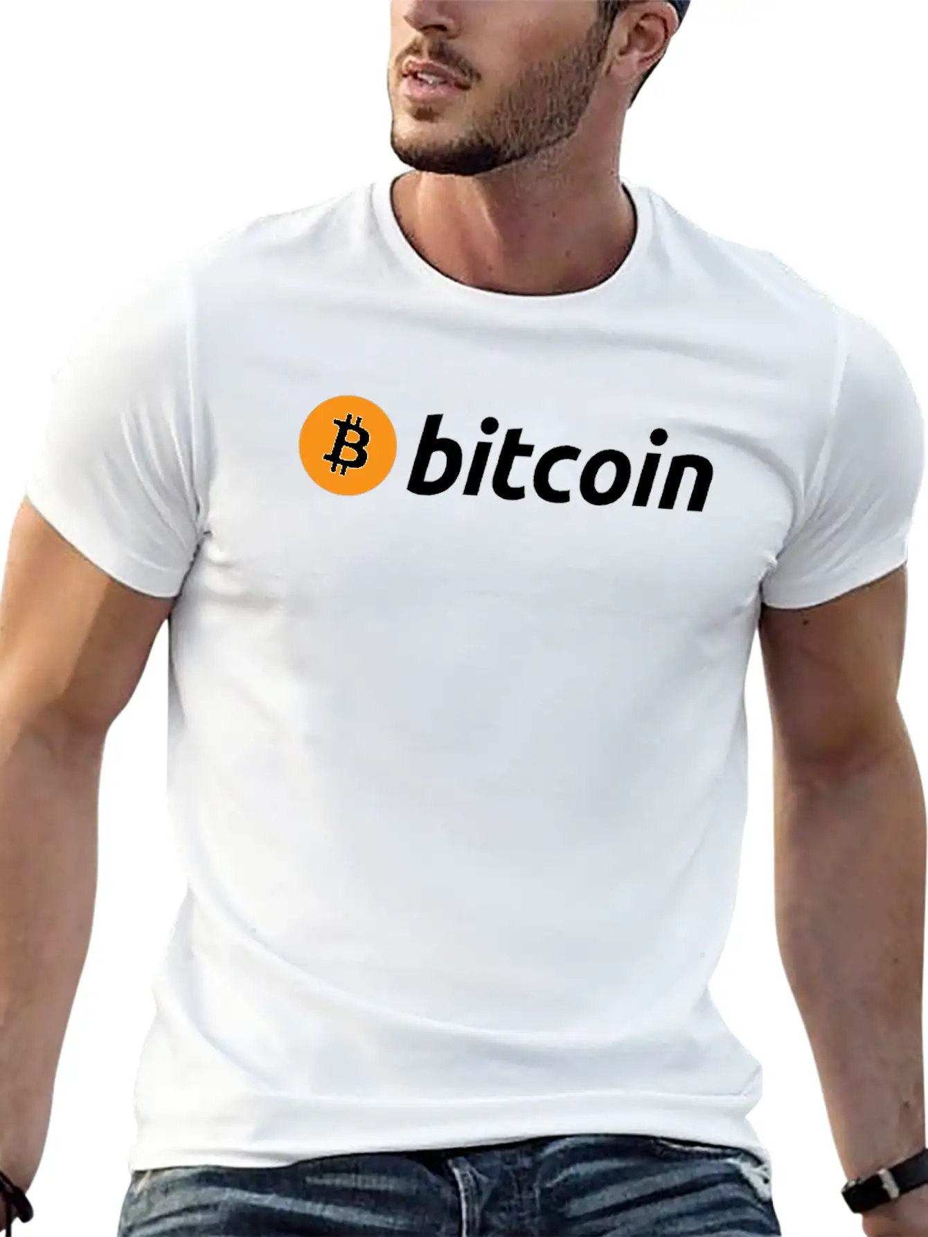 Bitcoin Logo BTC Cryptocurrency Crypto Trading Inv Classic Fit Graphic Tee For Daily Comfort – Unisex Cotton Shirt