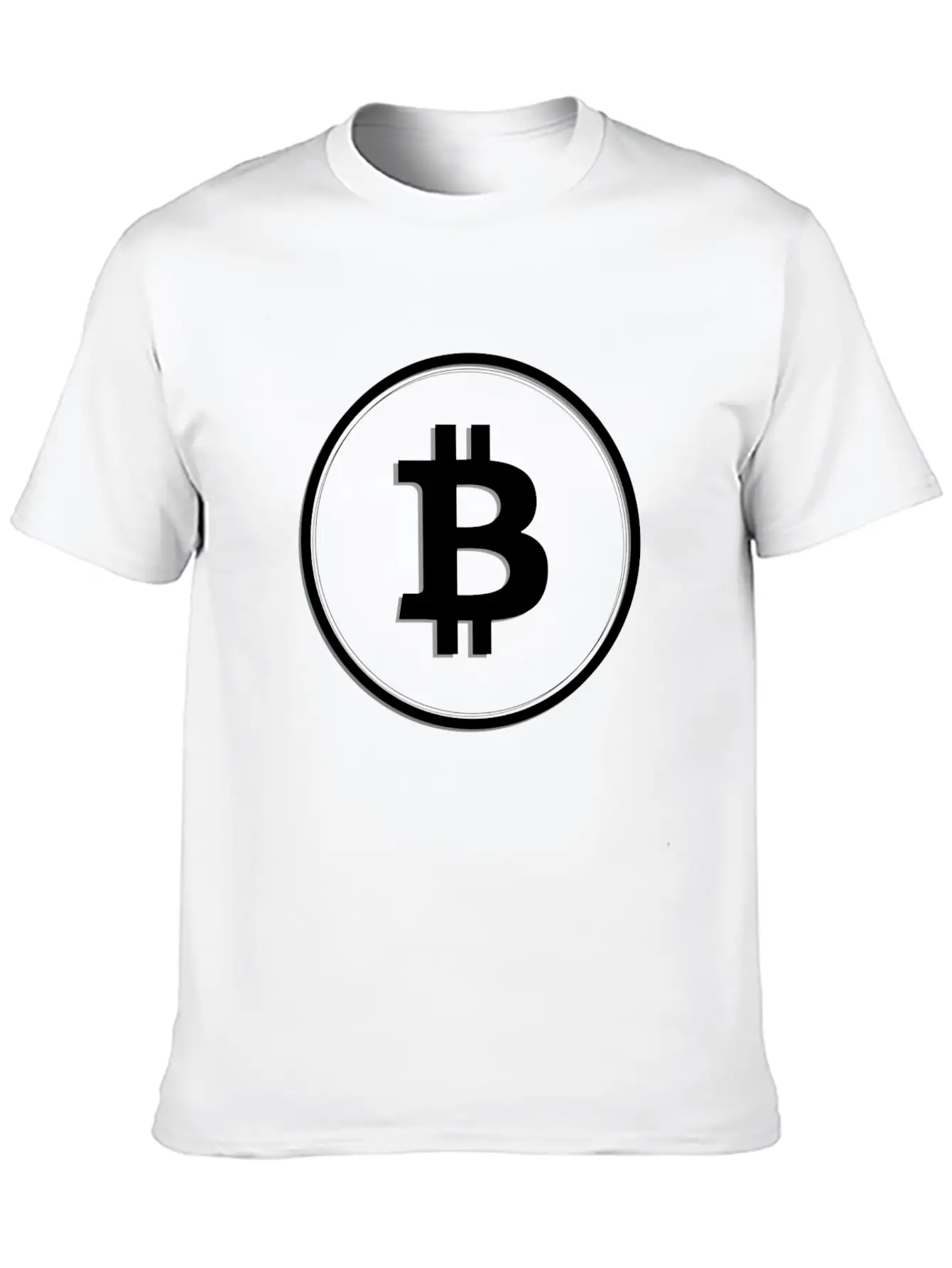 Bitcoin Logo Symbol Cryptocurrency Crypto Coin Unisex Short Sleeve Soft Cotton T-Shirt – Casual Everyday Wear