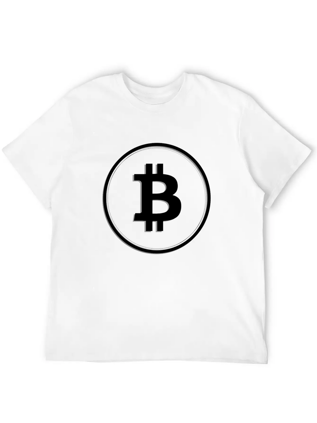 Bitcoin Logo Symbol Cryptocurrency Crypto Coin Unisex Short Sleeve Soft Cotton T-Shirt – Casual Everyday Wear
