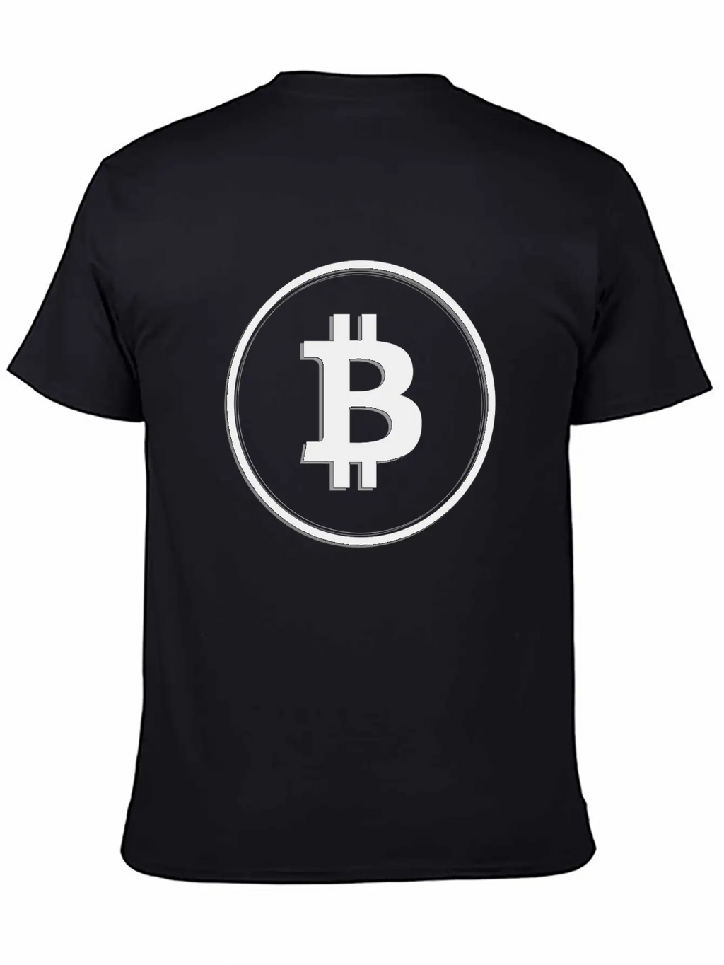Bitcoin Logo Symbol Cryptocurrency Crypto Coin Unisex Short Sleeve Soft Cotton T-Shirt – Casual Everyday Wear
