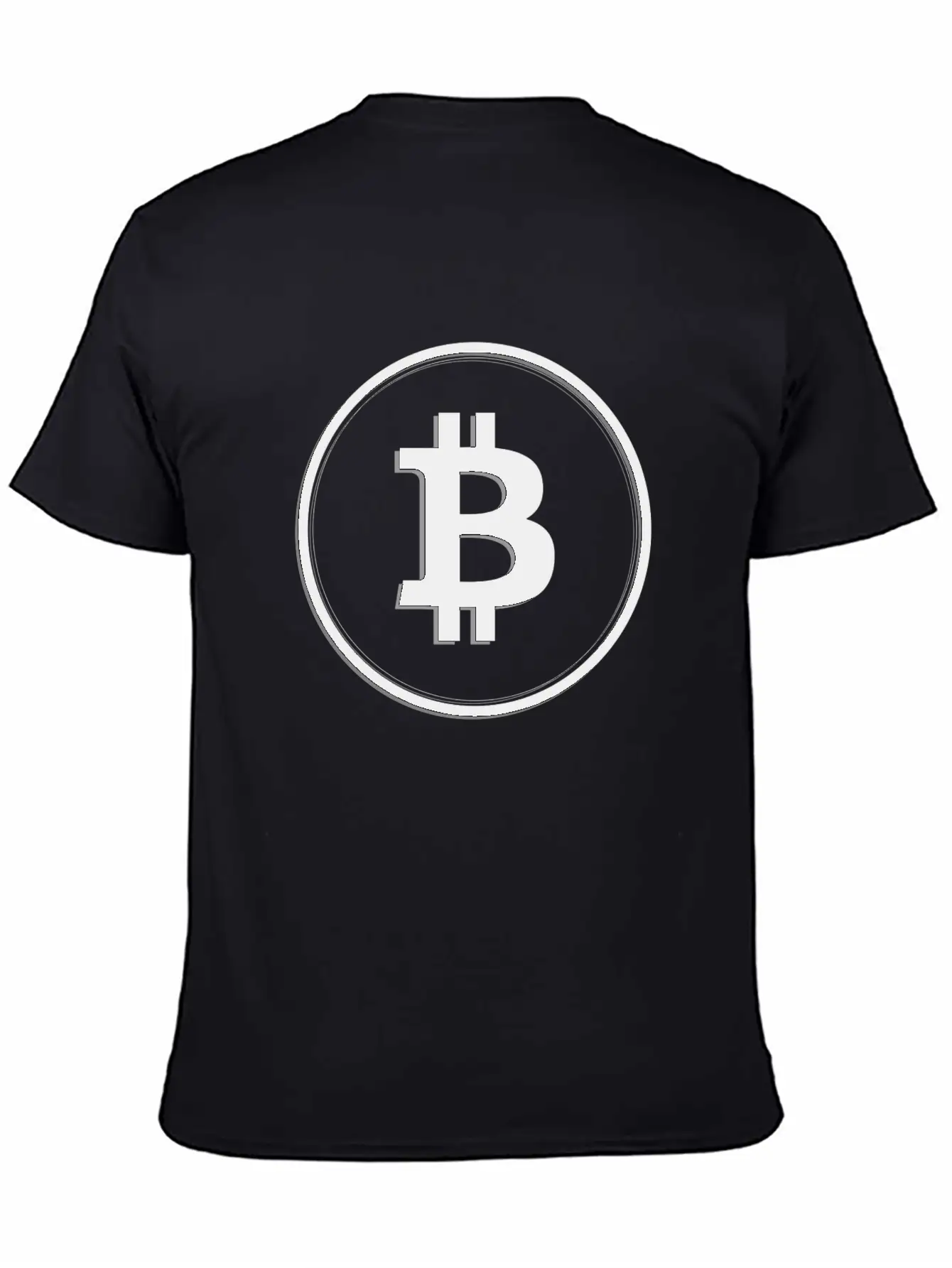 Bitcoin Logo Symbol Cryptocurrency Crypto Coin Unisex Short Sleeve Soft Cotton T-Shirt – Casual Everyday Wear