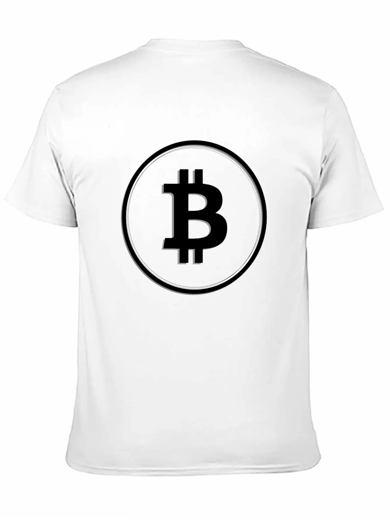 Bitcoin Logo Symbol Cryptocurrency Crypto Coin Unisex Short Sleeve Soft Cotton T-Shirt – Casual Everyday Wear