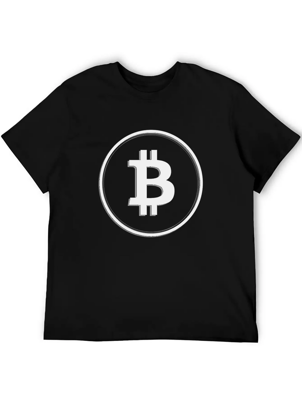 Bitcoin Logo Symbol Cryptocurrency Crypto Coin Unisex Short Sleeve Soft Cotton T-Shirt – Casual Everyday Wear