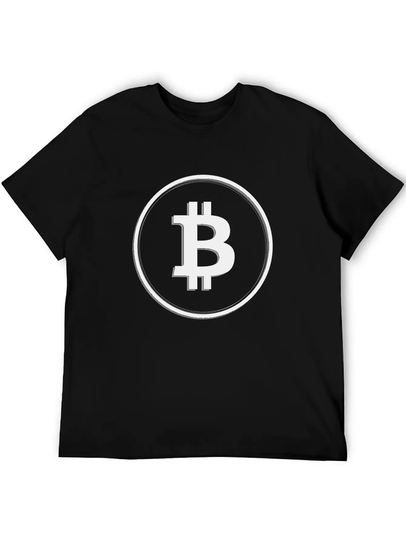 Bitcoin Logo Symbol Cryptocurrency Crypto Coin Unisex Short Sleeve Soft Cotton T-Shirt – Casual Everyday Wear