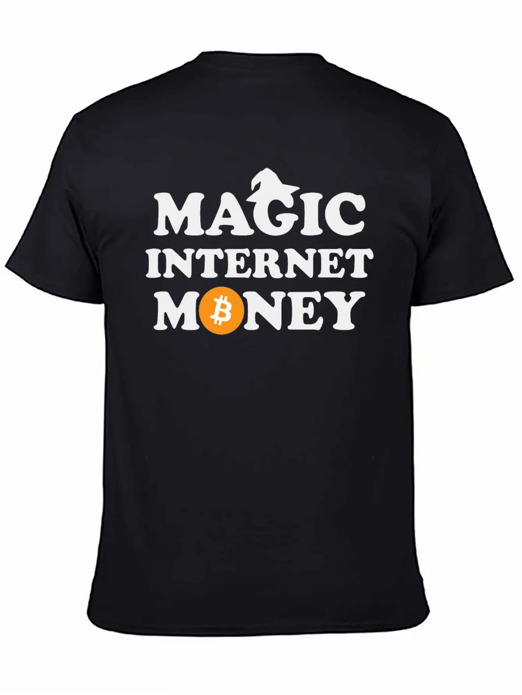 Bitcoin Magic Internet Money Cryptocurrency Unisex Short Sleeve Soft Cotton T-Shirt – Casual Everyday Wear