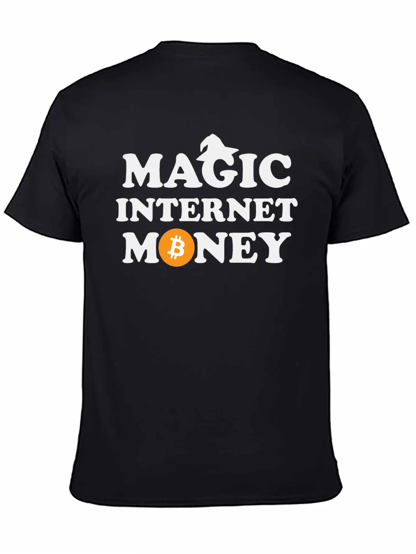 Bitcoin Magic Internet Money Cryptocurrency Unisex Short Sleeve Soft Cotton T-Shirt – Casual Everyday Wear