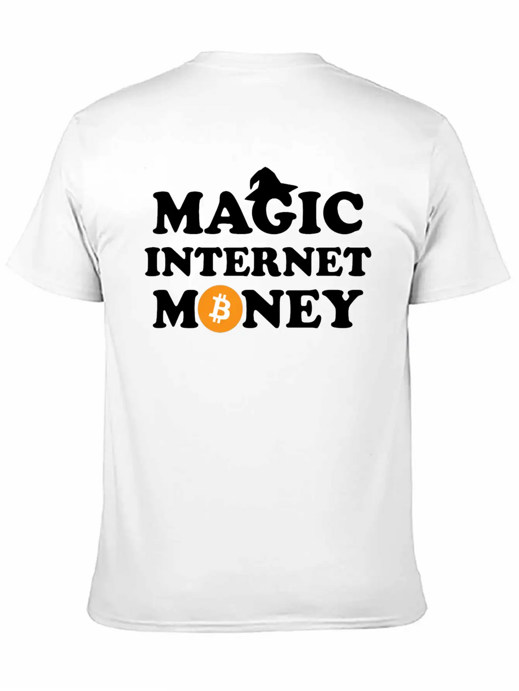 Bitcoin Magic Internet Money Cryptocurrency Unisex Short Sleeve Soft Cotton T-Shirt – Casual Everyday Wear