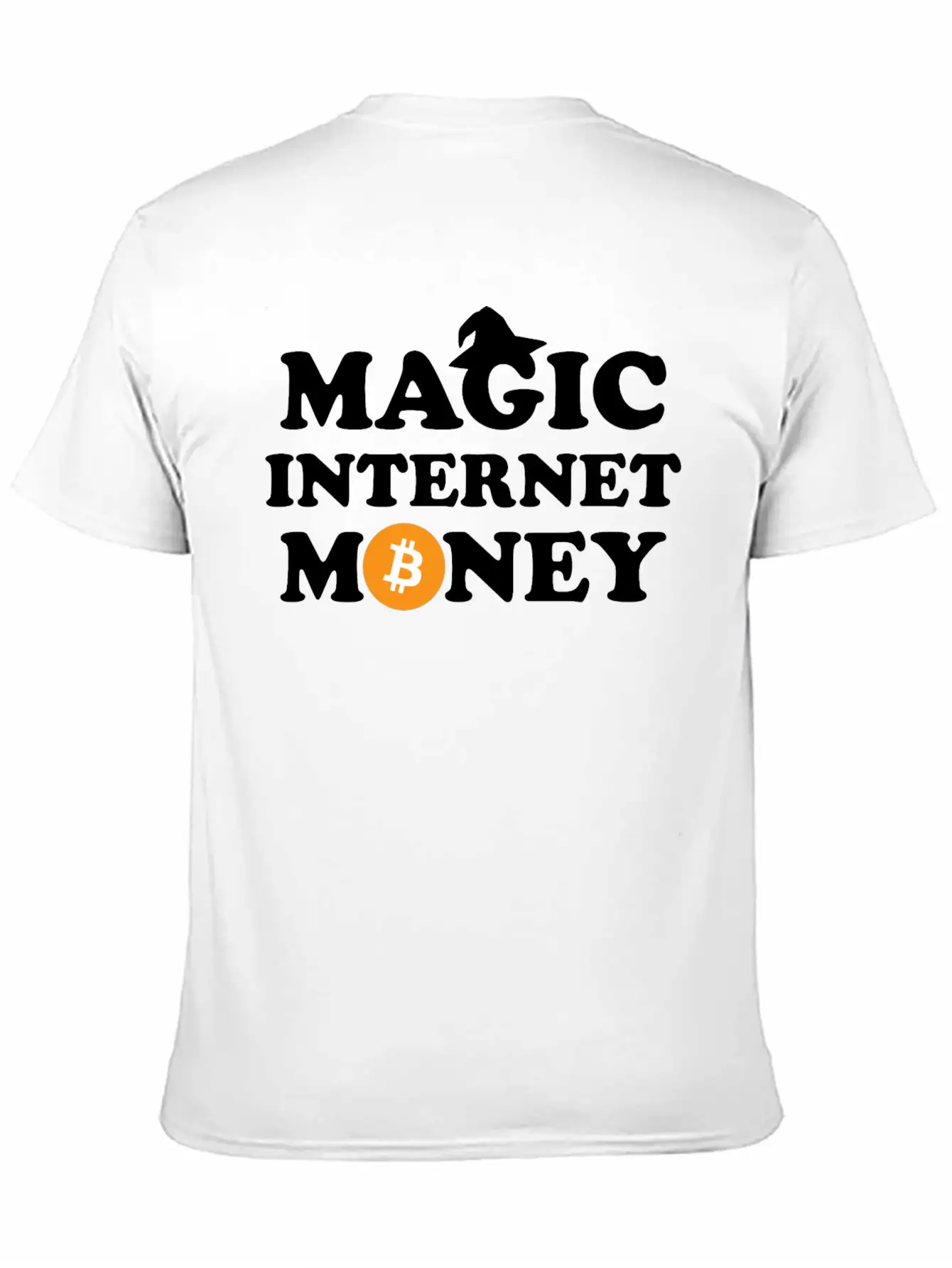 Bitcoin Magic Internet Money Cryptocurrency Unisex Short Sleeve Soft Cotton T-Shirt – Casual Everyday Wear