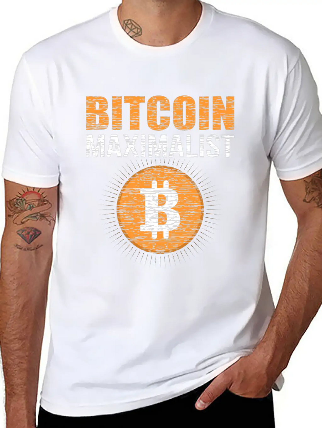 Bitcoin Maximalist BTC Stylish Everyday T-Shirt – Unisex Basic Cotton Tee