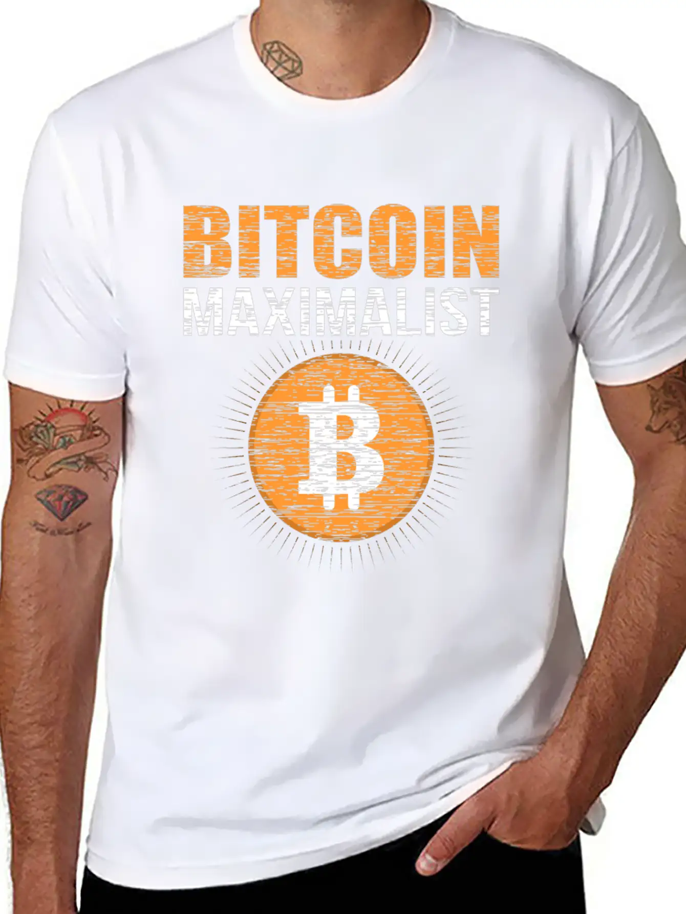 Bitcoin Maximalist BTC Stylish Everyday T-Shirt – Unisex Basic Cotton Tee
