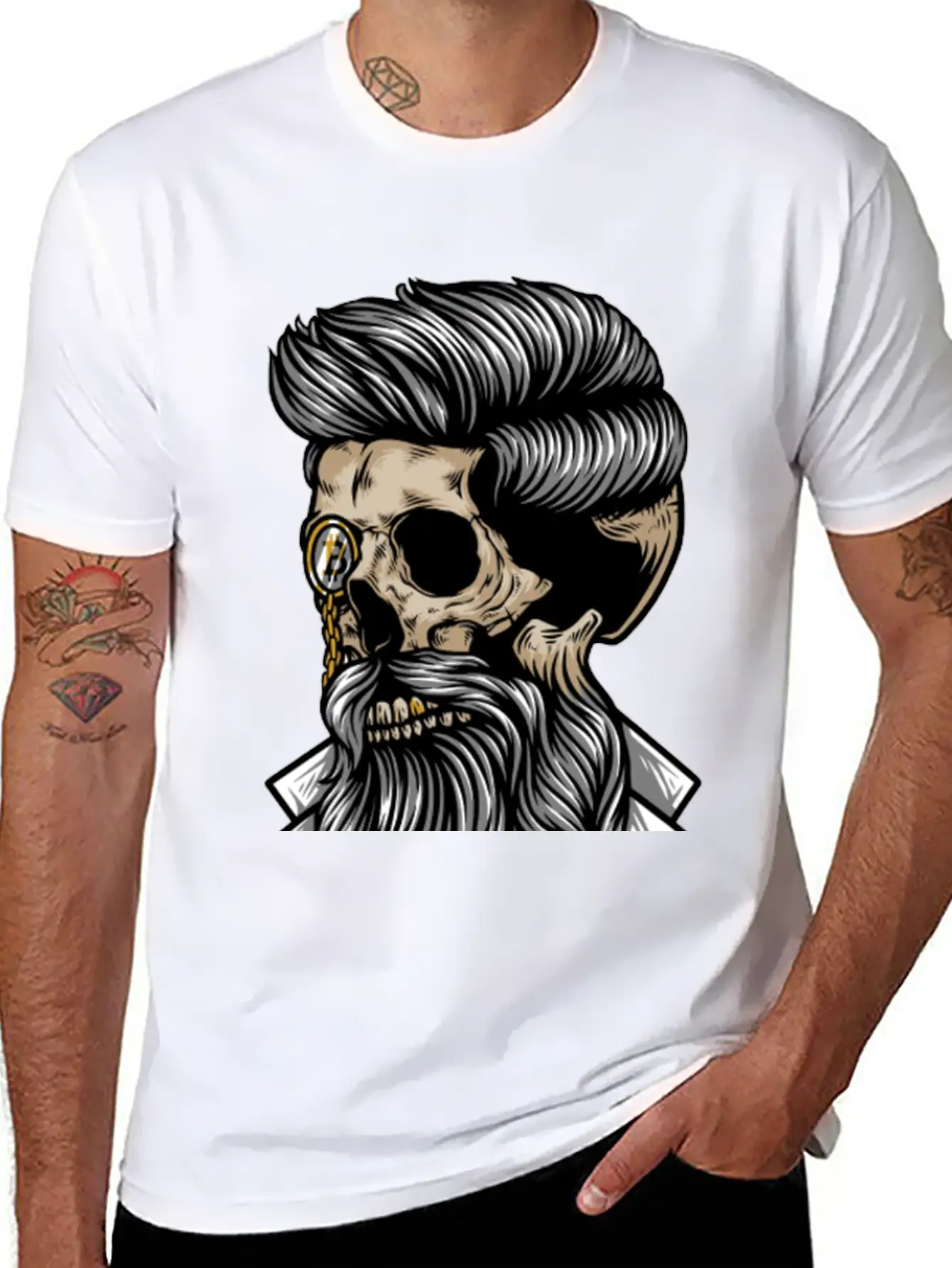 Bitcoin Millionaire Cryptocurrency Blockchain Breathable Soft Cotton T-Shirt – Timeless Casual Look