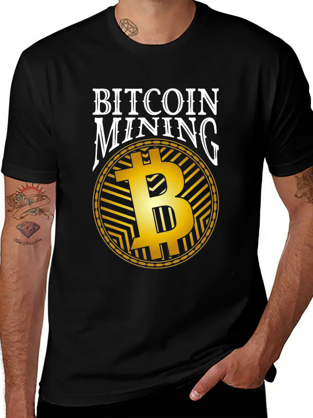 Bitcoin Mining Gift Essential Cotton Tee For Daily Outfits – Unisex Style