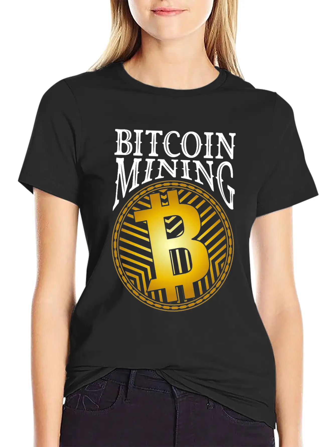 Bitcoin Mining Gift Essential Cotton Tee For Daily Outfits – Unisex Style
