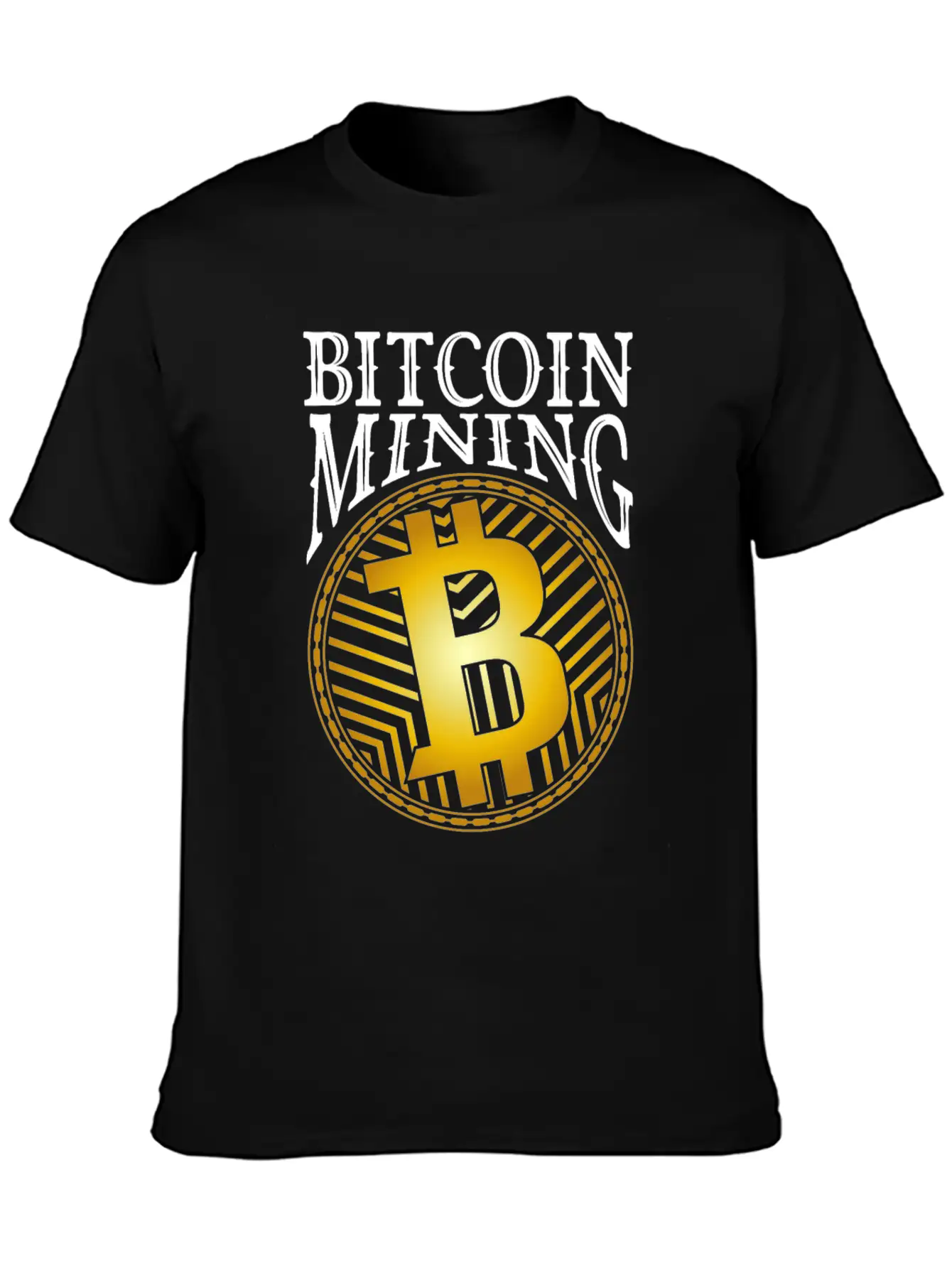 Bitcoin Mining Gift Essential Cotton Tee For Daily Outfits – Unisex Style