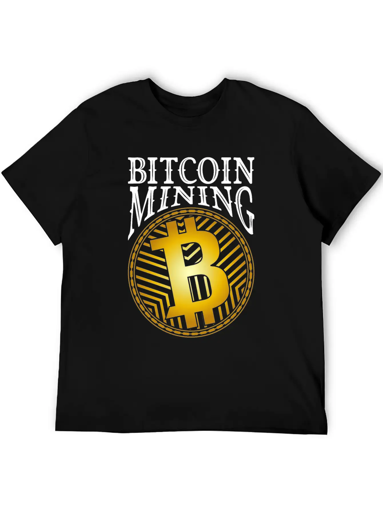 Bitcoin Mining Gift Essential Cotton Tee For Daily Outfits – Unisex Style