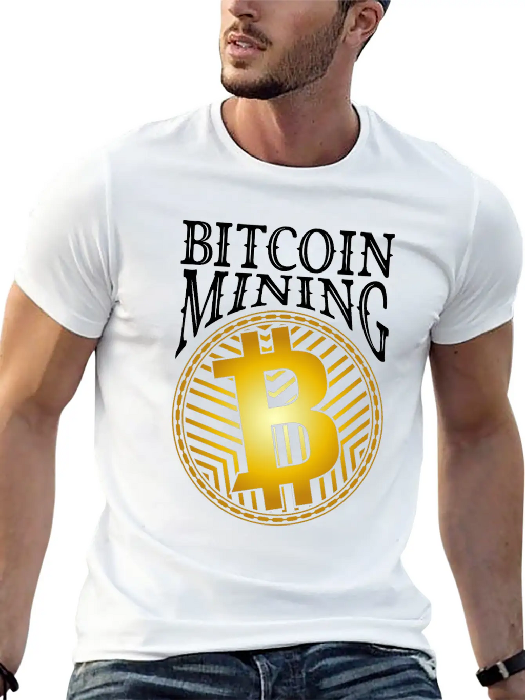 Bitcoin Mining Gift Essential Cotton Tee For Daily Outfits – Unisex Style