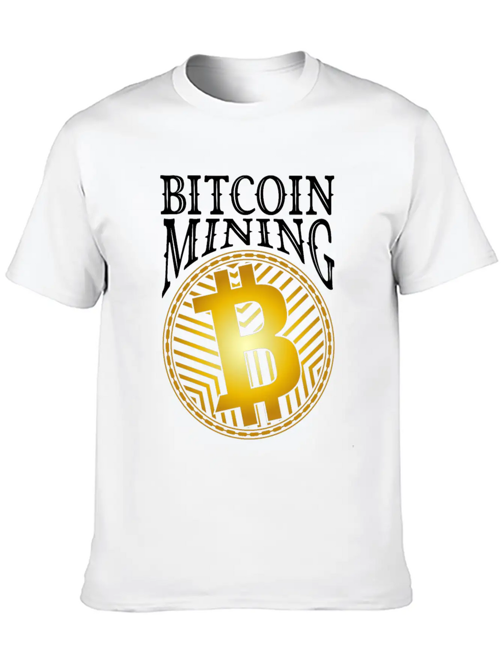 Bitcoin Mining Gift Essential Cotton Tee For Daily Outfits – Unisex Style